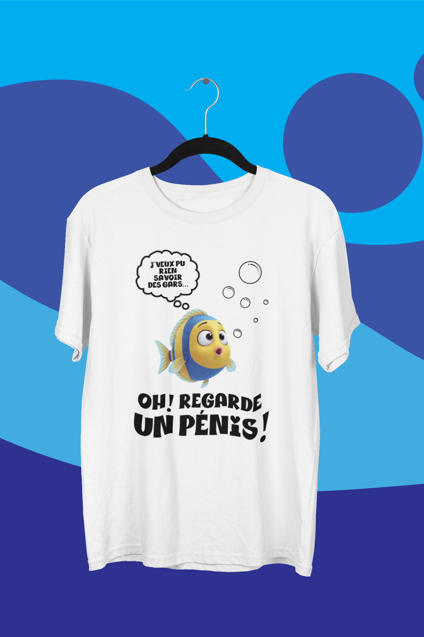 T-Shirt Oh Regarde un Pénis Image principale du produit