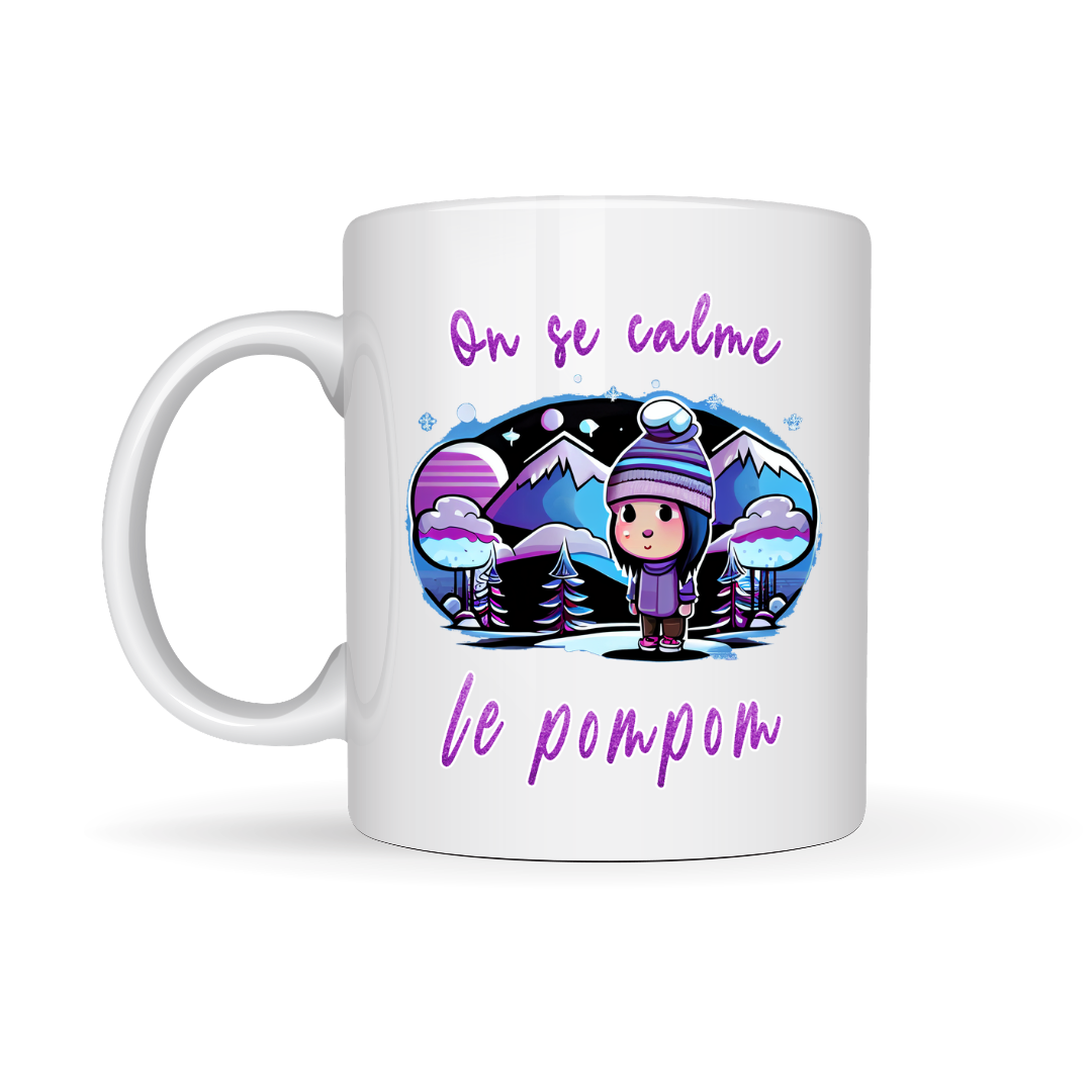 Tasse à café On se calme le pompom