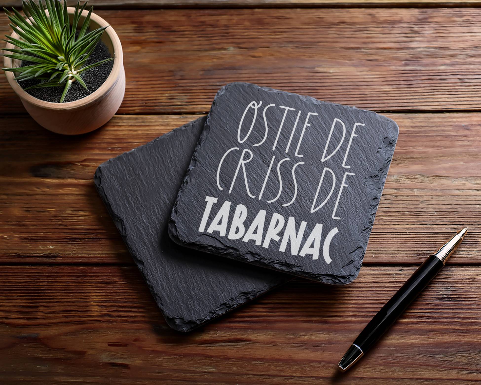 Tabarnac Sous-Verres Ostie de criss de tabarnac – Simplement Vrai