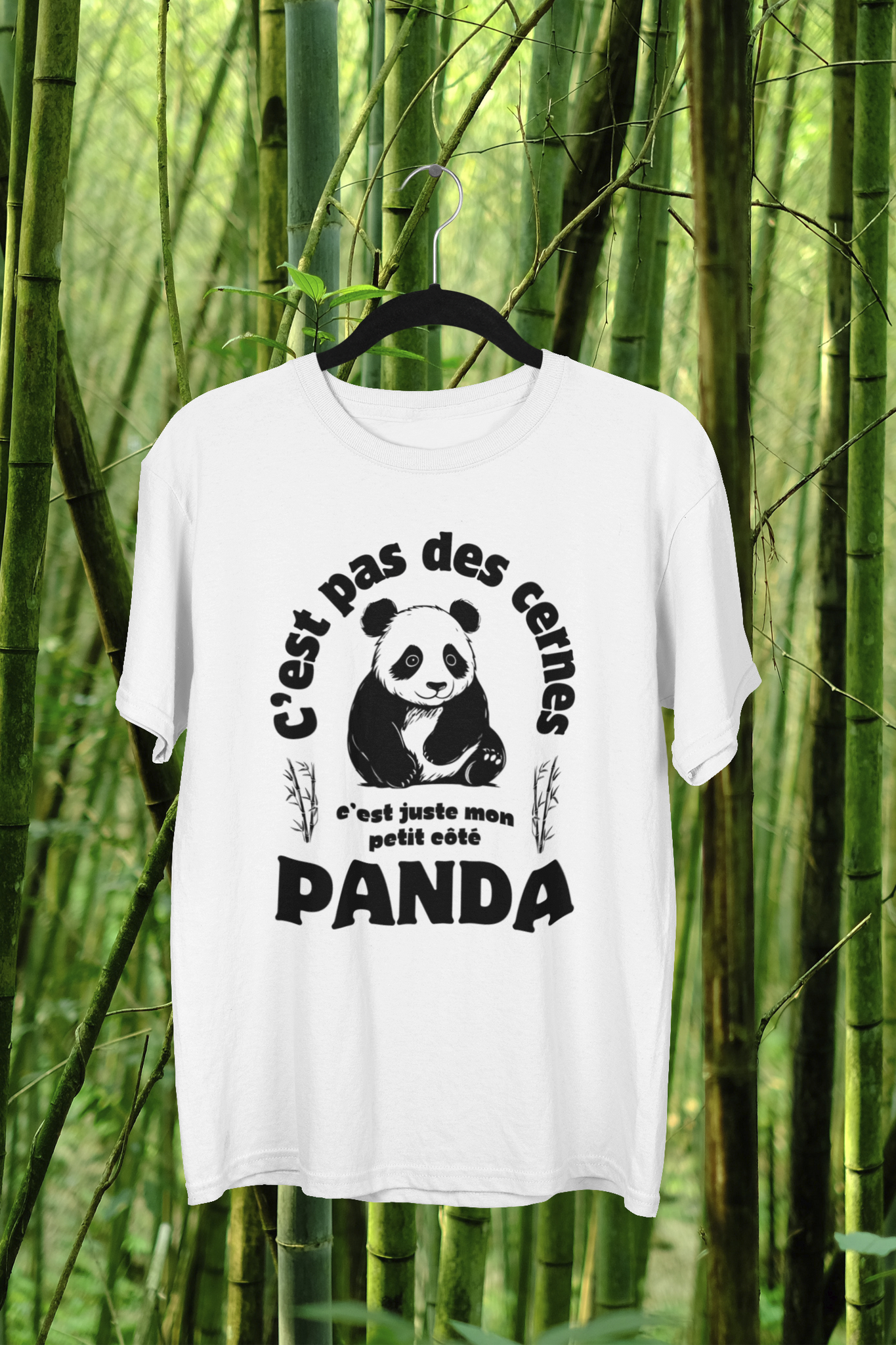 T-Shirt C'est pas des cernes c'est mon petit côté Panda