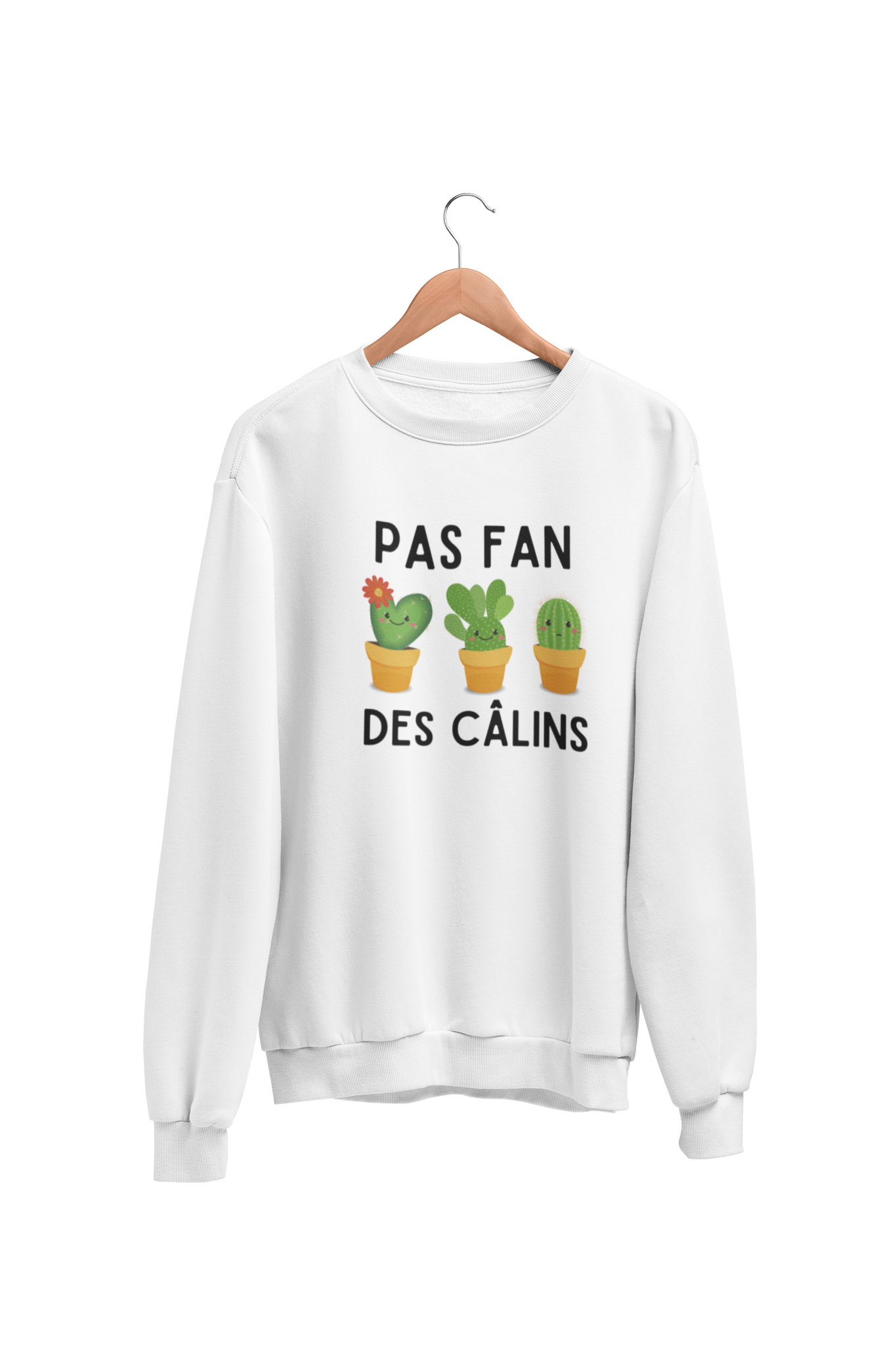 Crewneck Pas fan des câlins