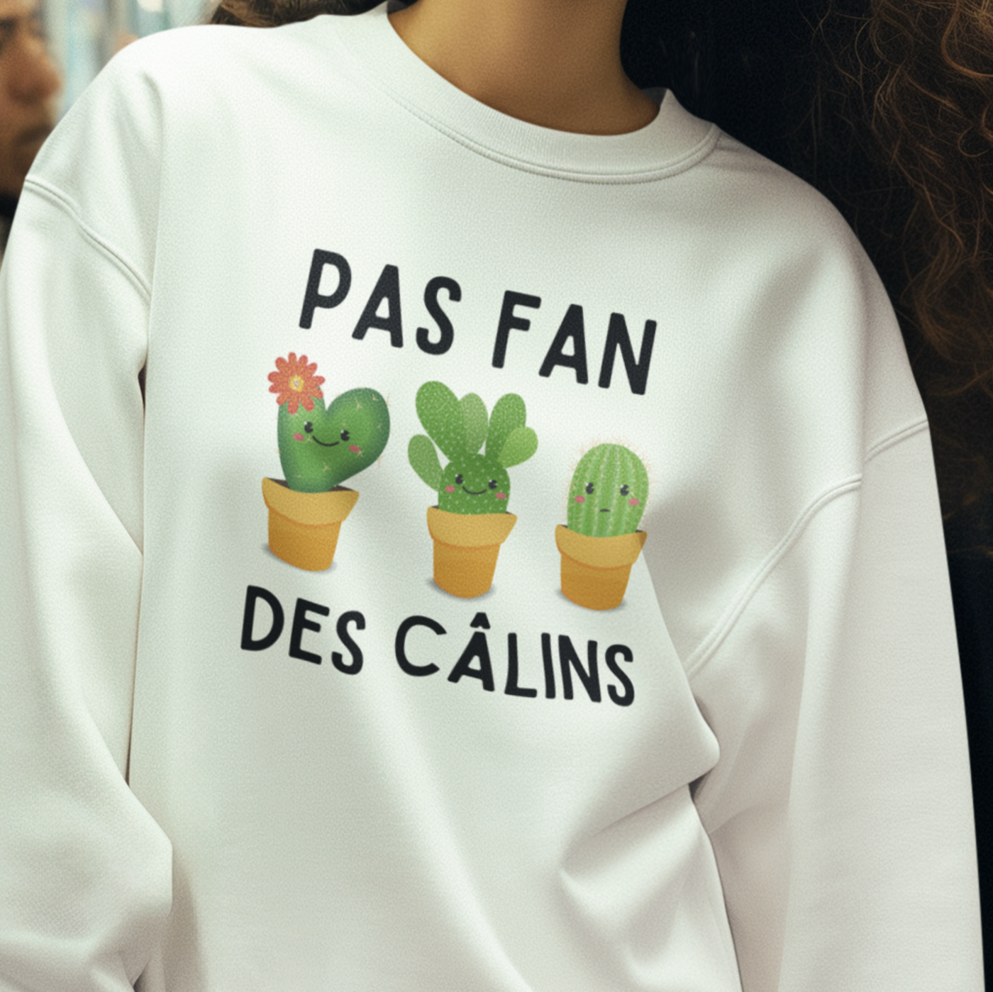 Crewneck Pas fan des câlins