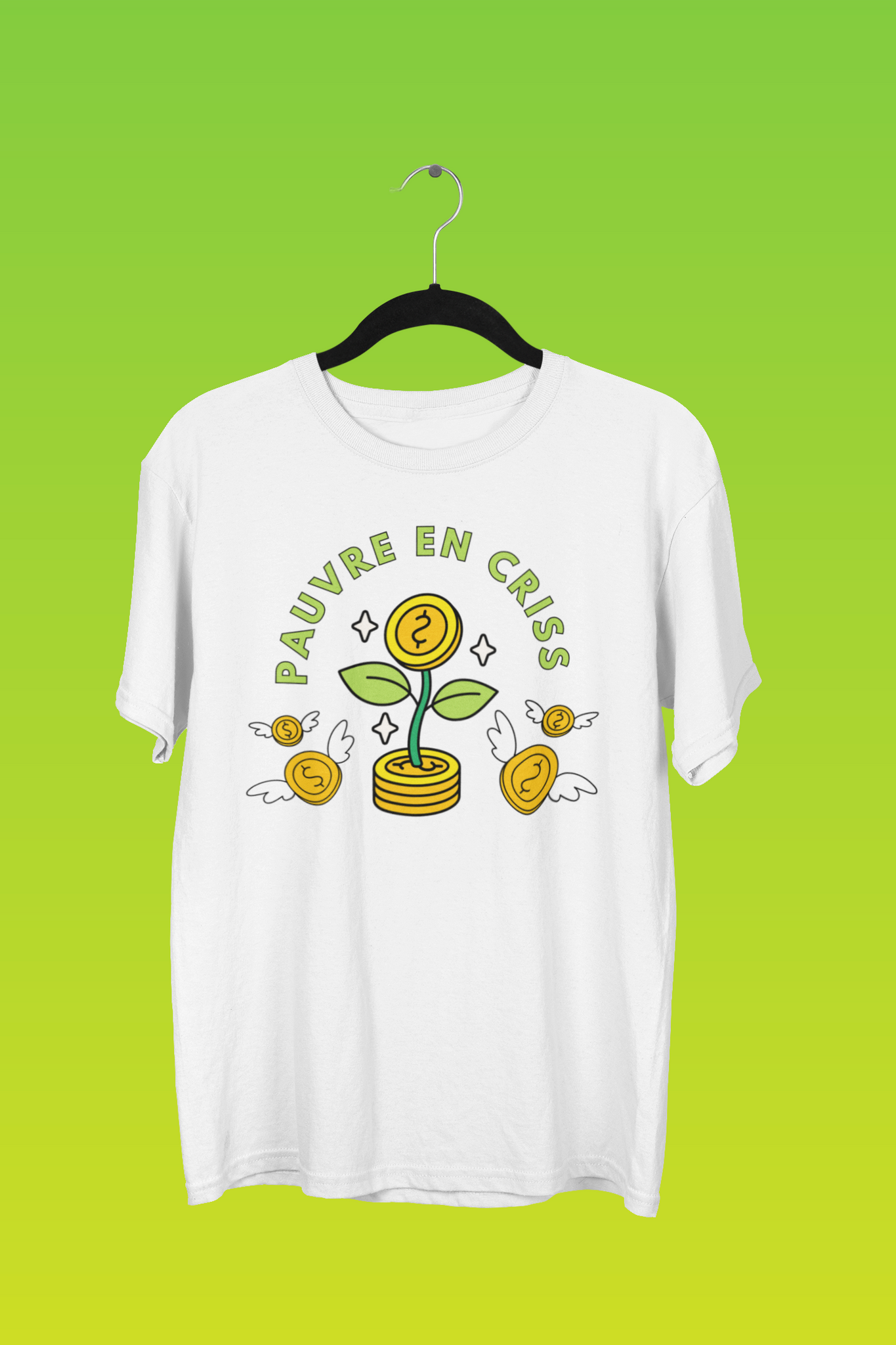 T-Shirt Pauvre en criss