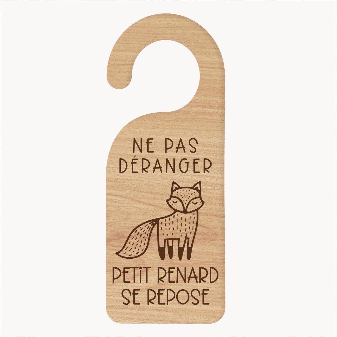 Accroche-Porte Petit renard se repose Image principale du produit