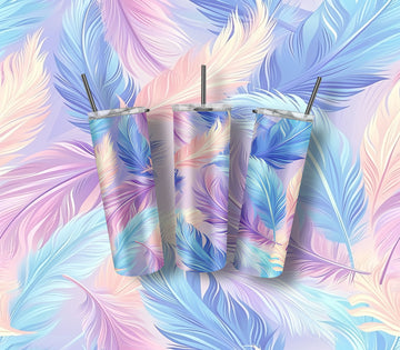 Tumbler Plumes de couleurs