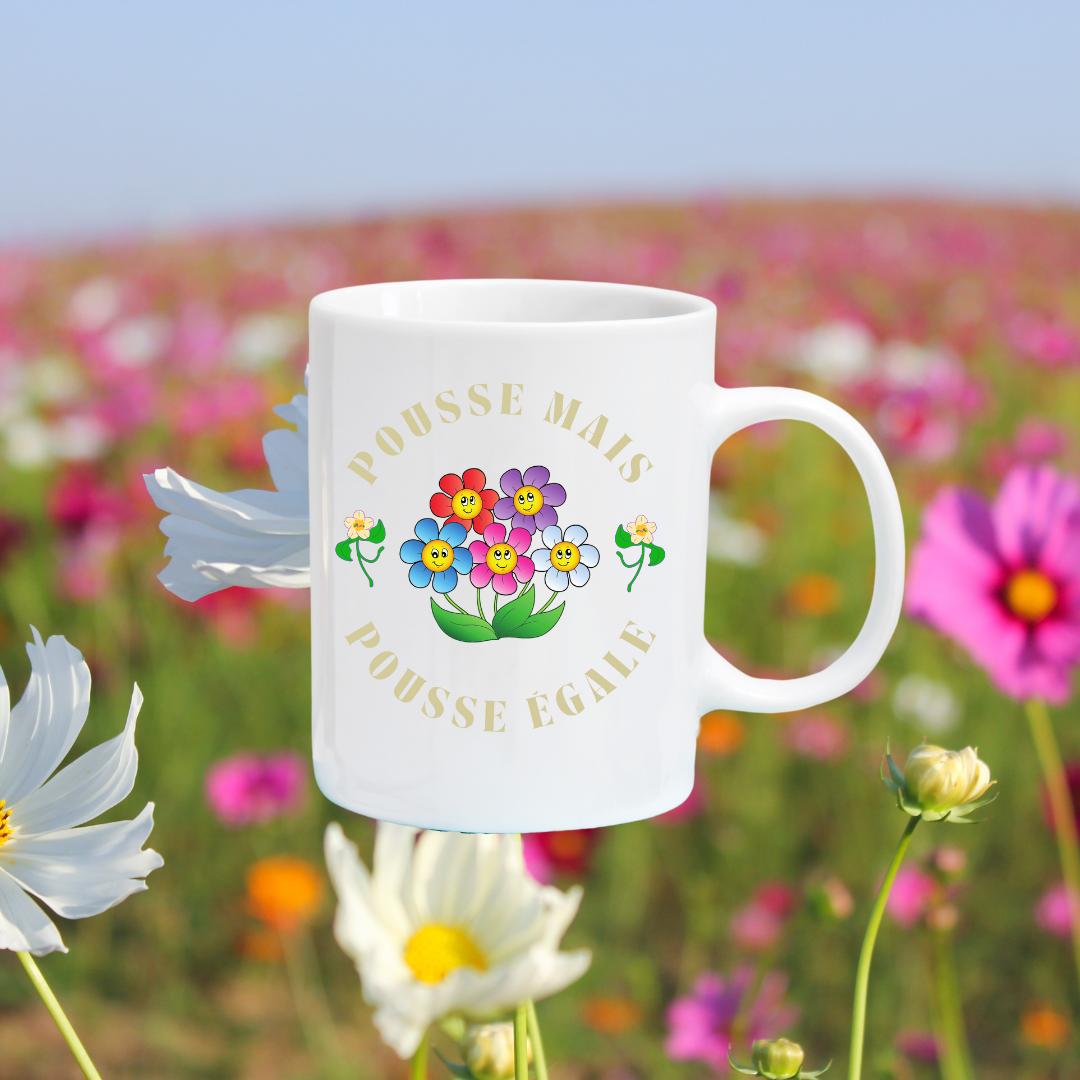 Tasse à café Pousse mais pousse égale