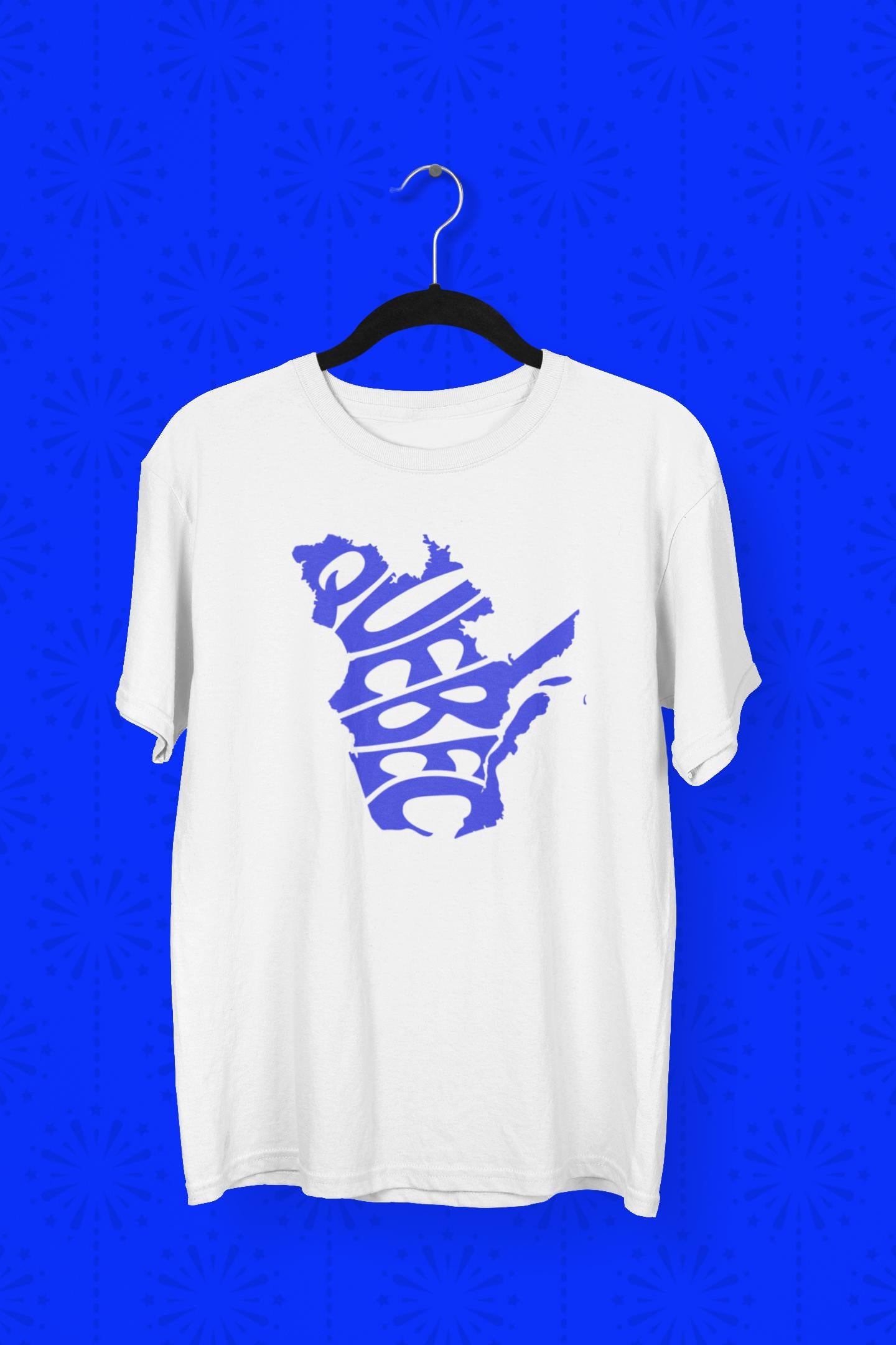 T-Shirt Québec sur la map