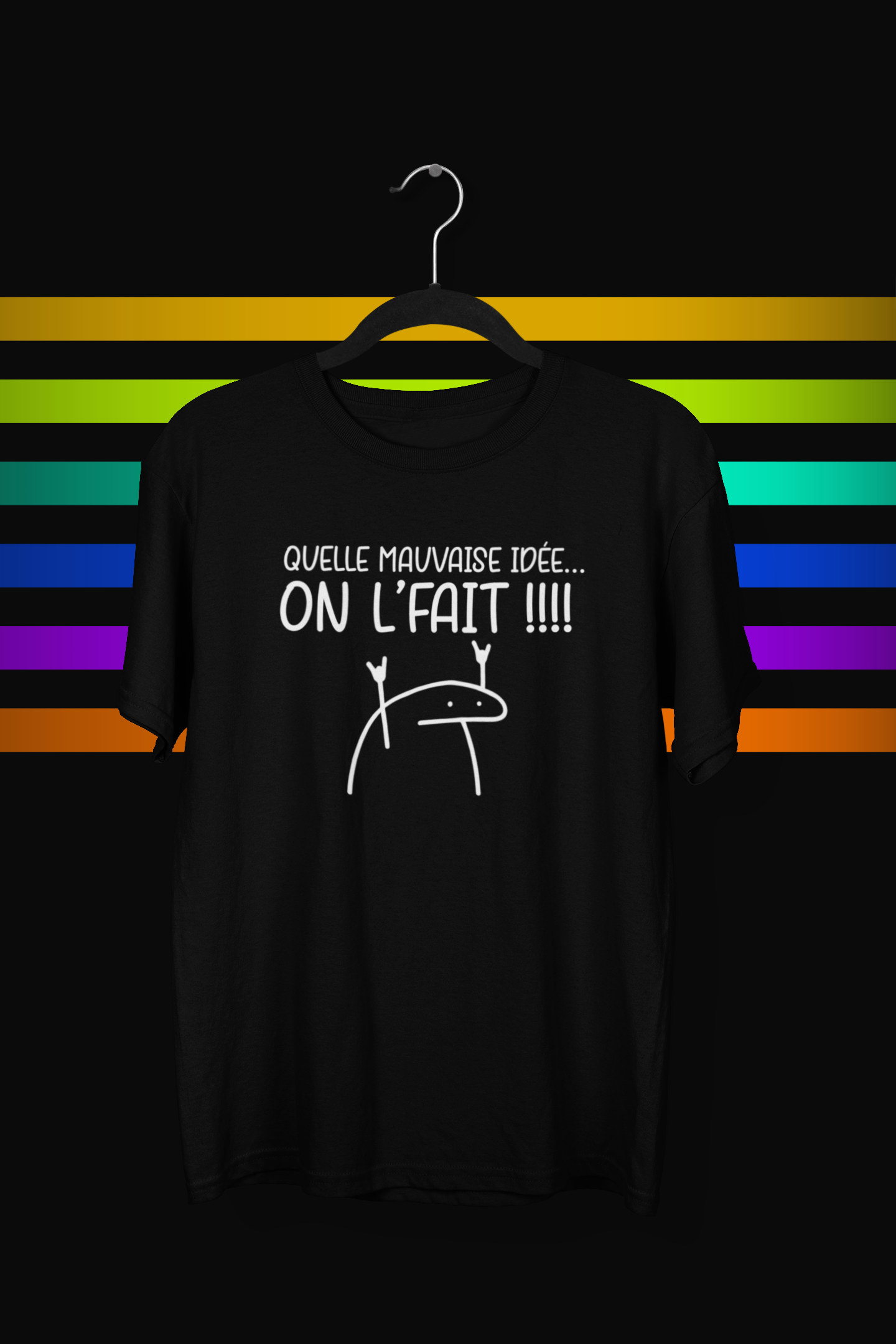 T-Shirt Quelle mauvaise idée Image principale du produit