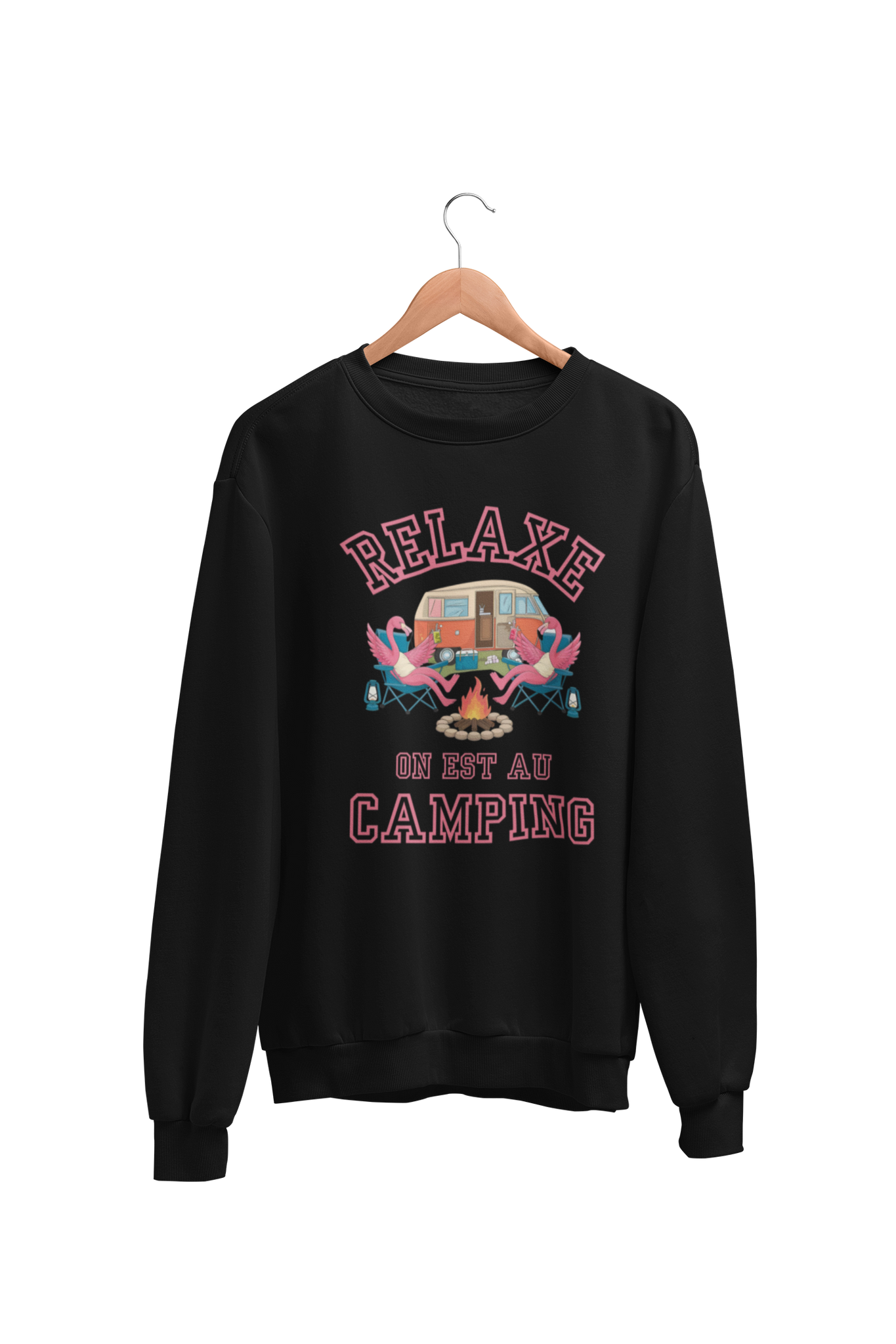 Crewneck Relaxe on est au camping