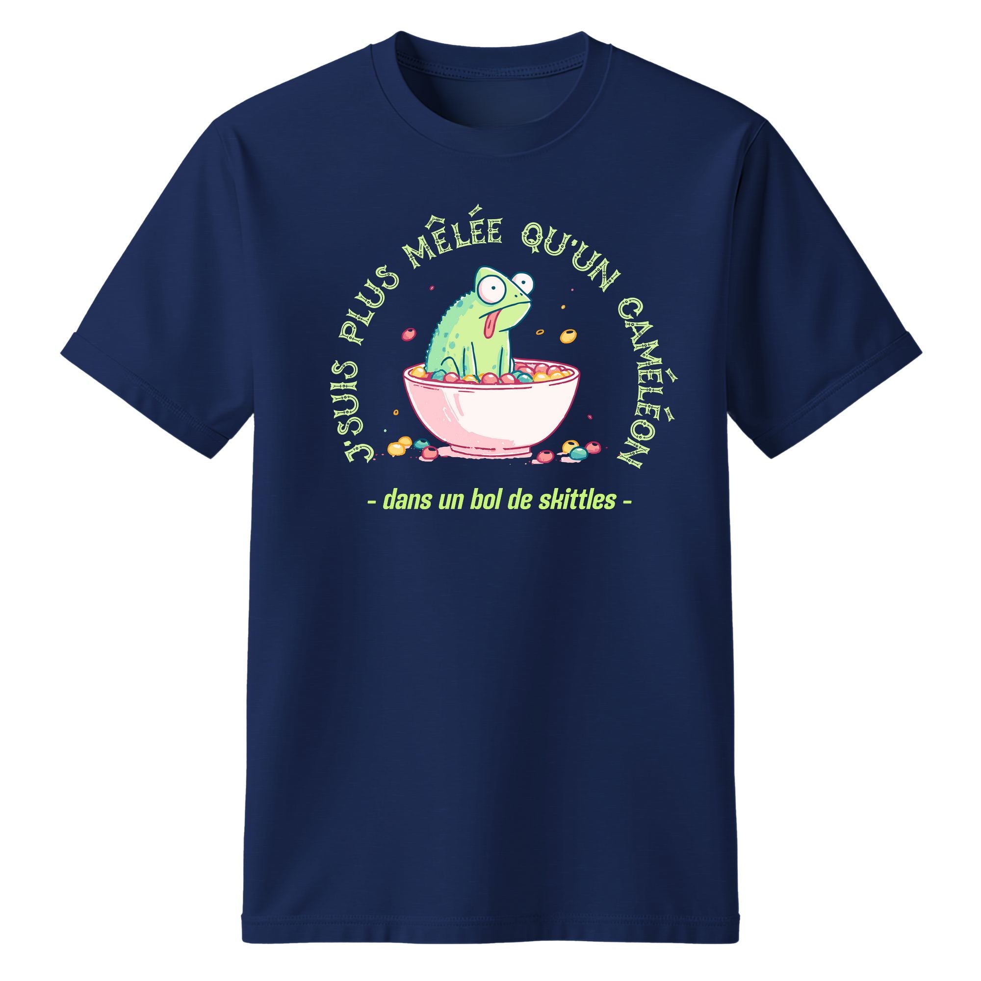 T-Shirt Plus mêlée qu'un Caméléon