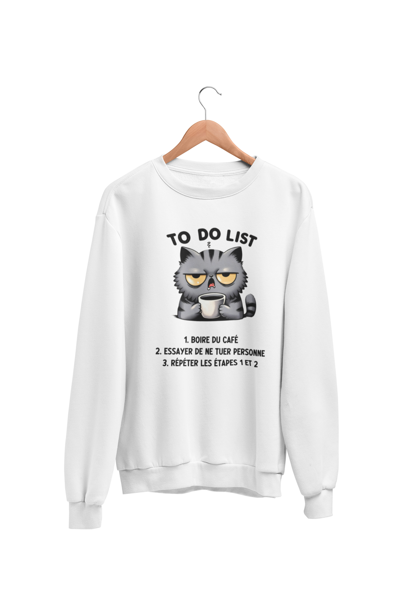 Crewneck To-Do List Café