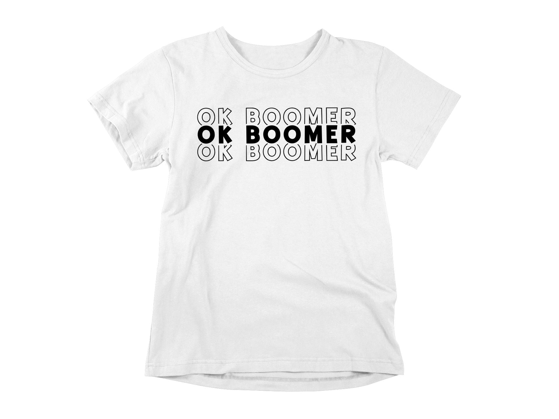 T-Shirt Ok Boomer-Simplement Vrai Boutique Made In Québec