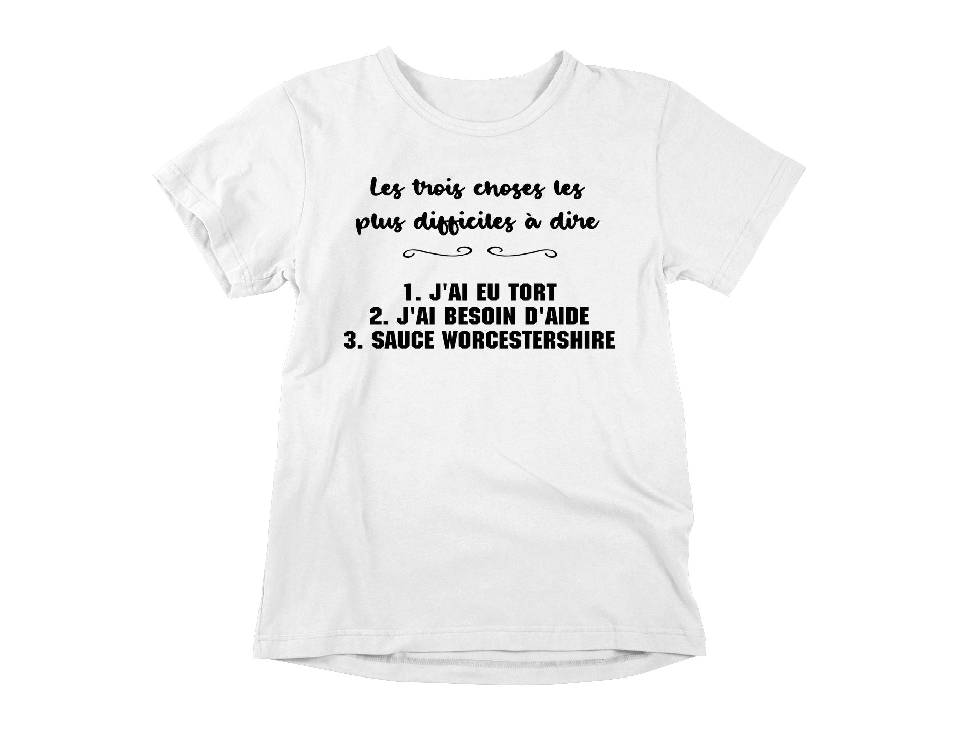 T-Shirt Sauce Worcestershire-Simplement Vrai Boutique Made In Québec
