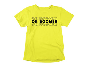 T-Shirt Ok Boomer-Simplement Vrai Boutique Made In Québec