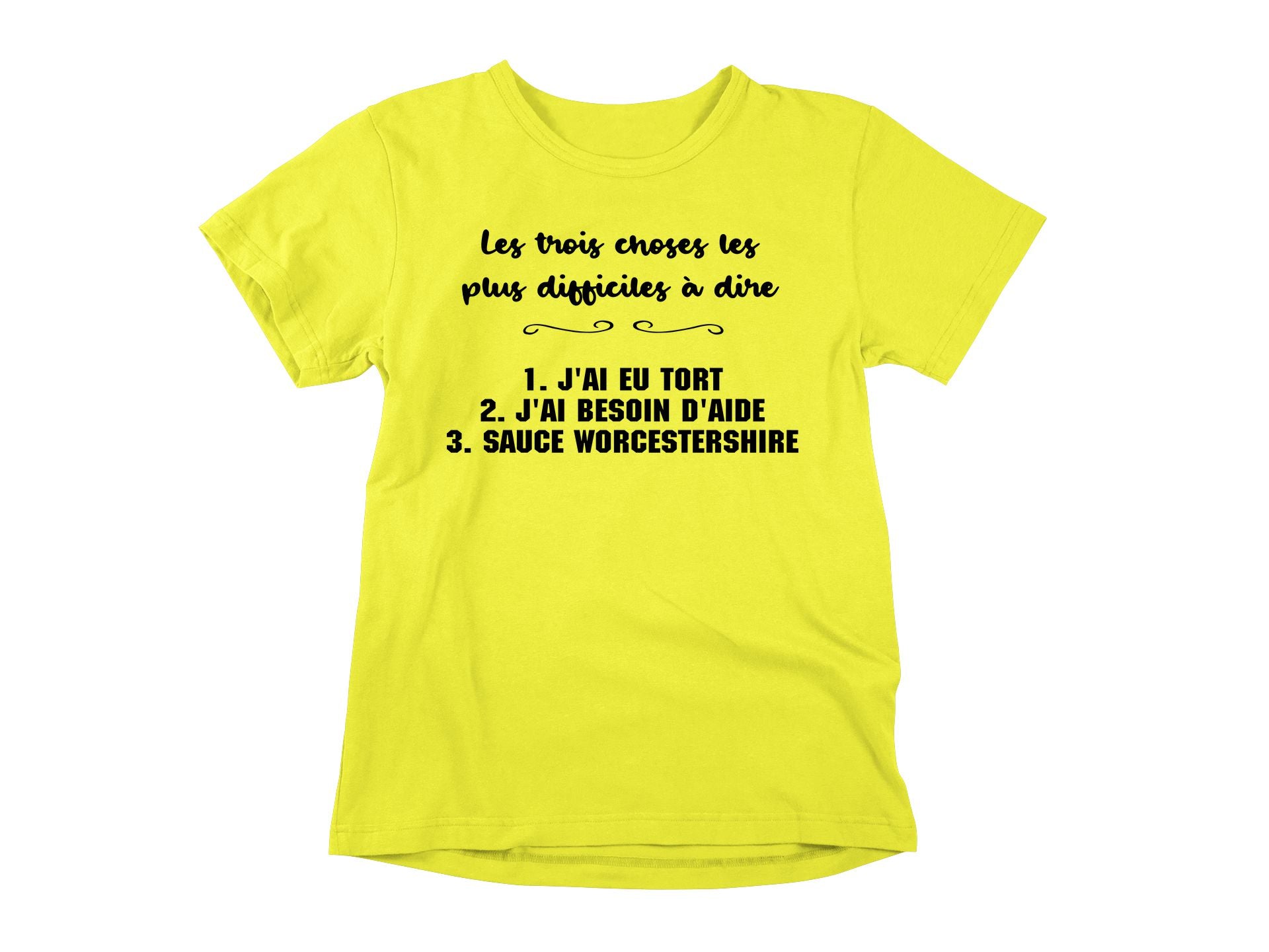 T-Shirt Sauce Worcestershire-Simplement Vrai Boutique Made In Québec