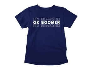 T-Shirt Ok Boomer-Simplement Vrai Boutique Made In Québec