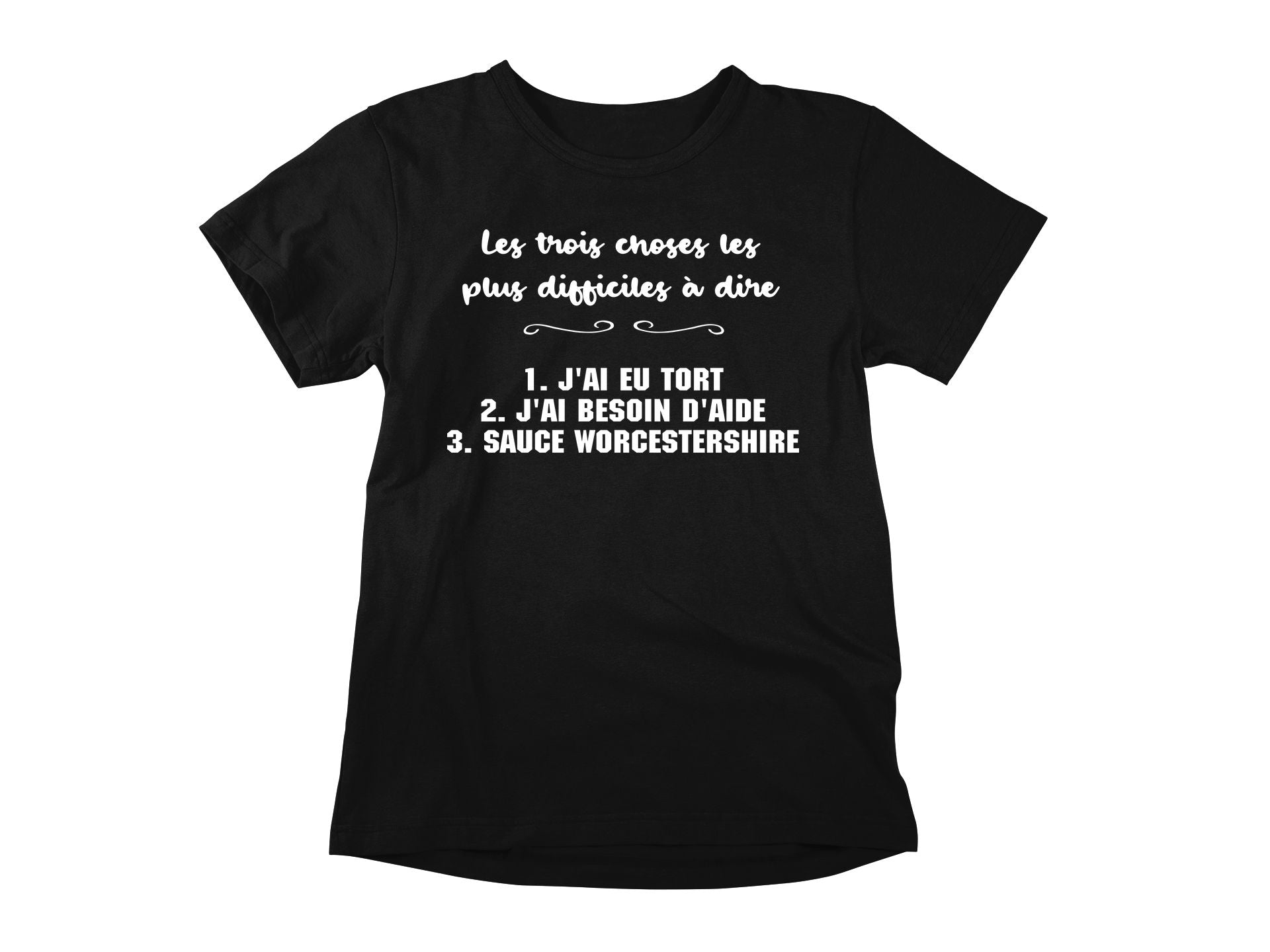 T-Shirt Sauce Worcestershire-Simplement Vrai Boutique Made In Québec