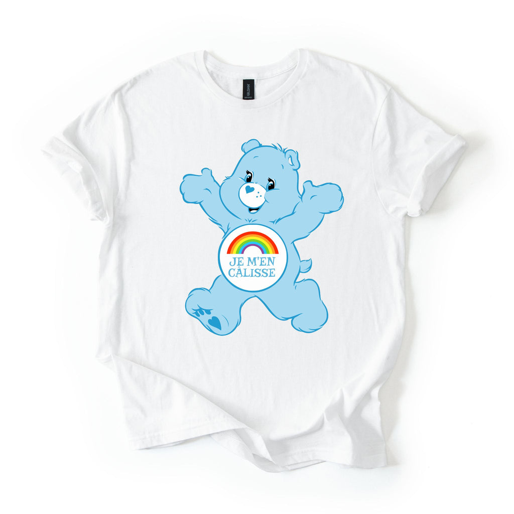 T-Shirt Je m'en câlisse en calinours