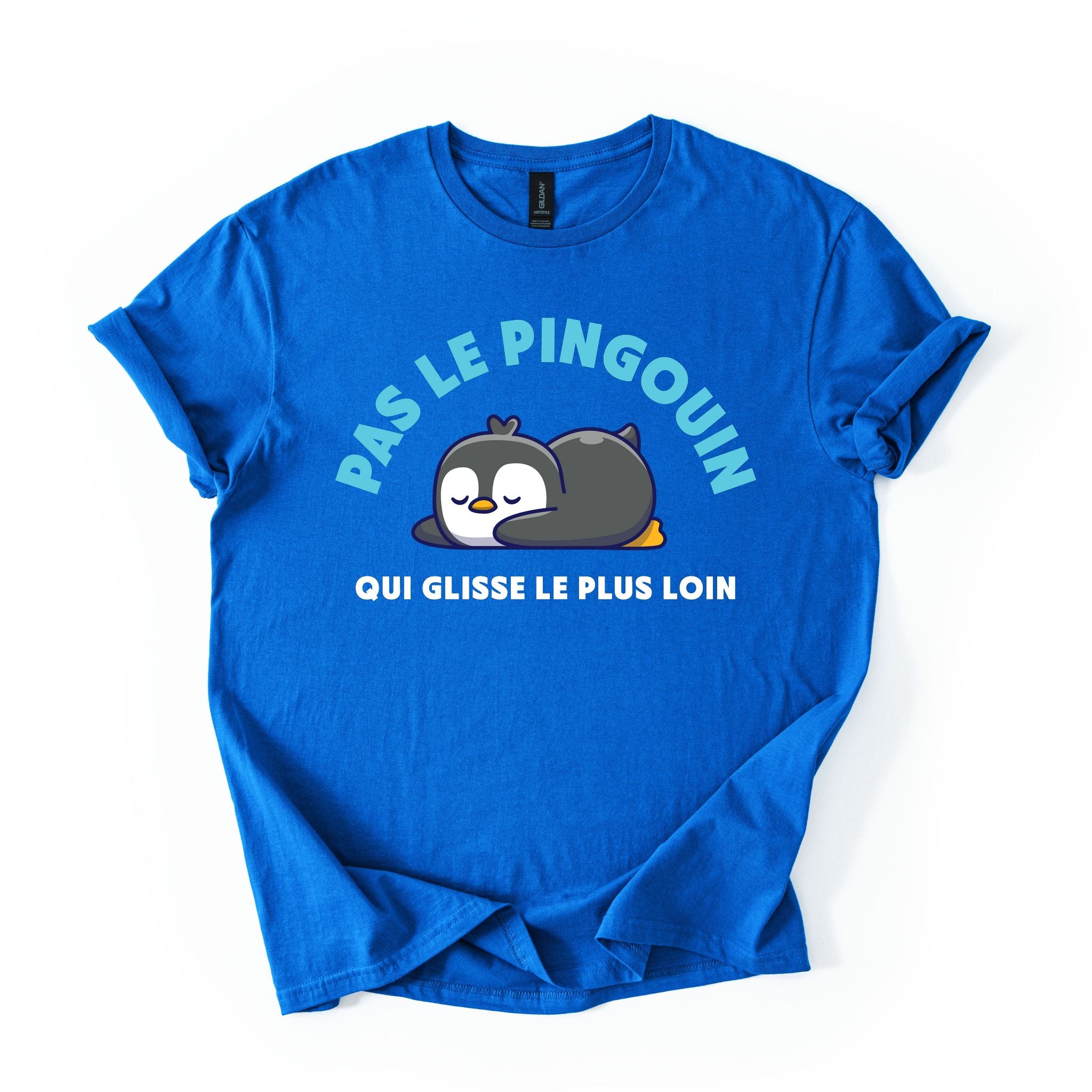 T-Shirt Pas le pingouin qui glisse le plus loin Image secondaire du produit