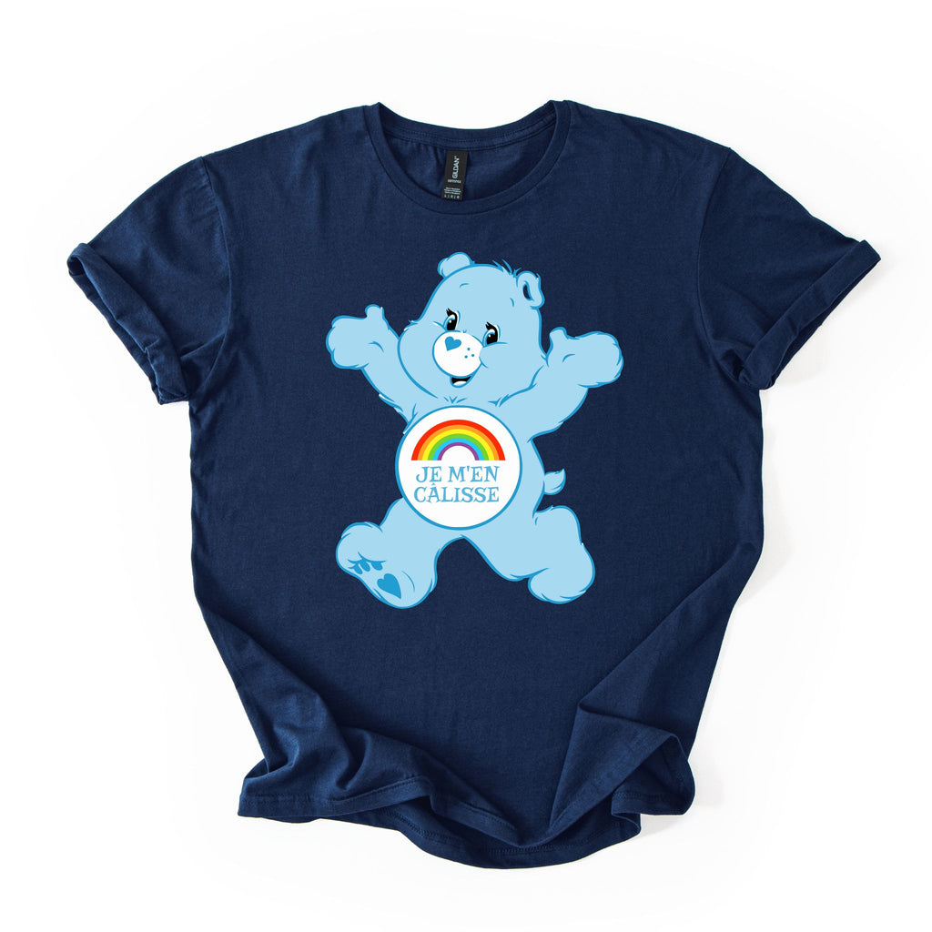 T-Shirt Je m'en câlisse en calinours