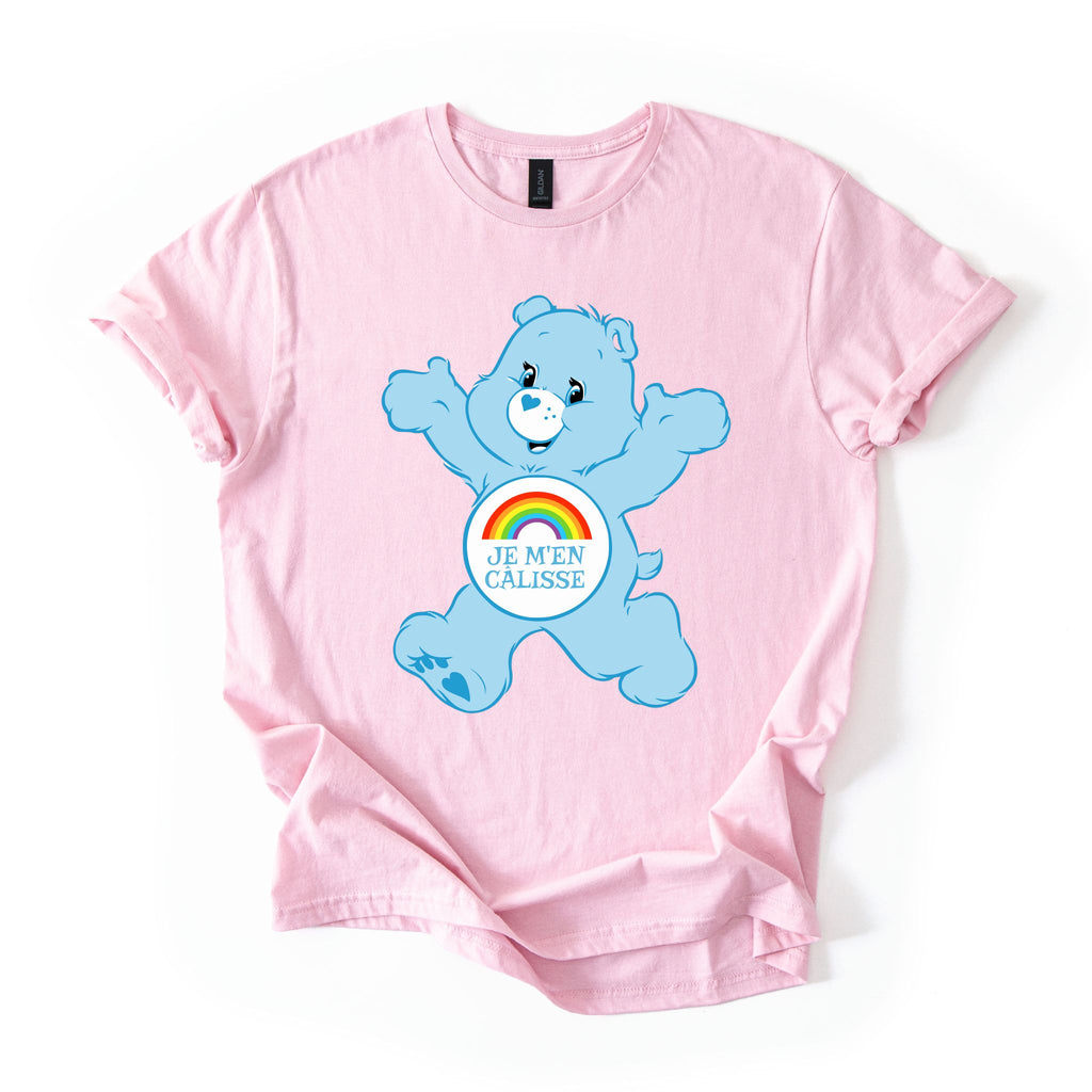 T-Shirt Je m'en câlisse en calinours