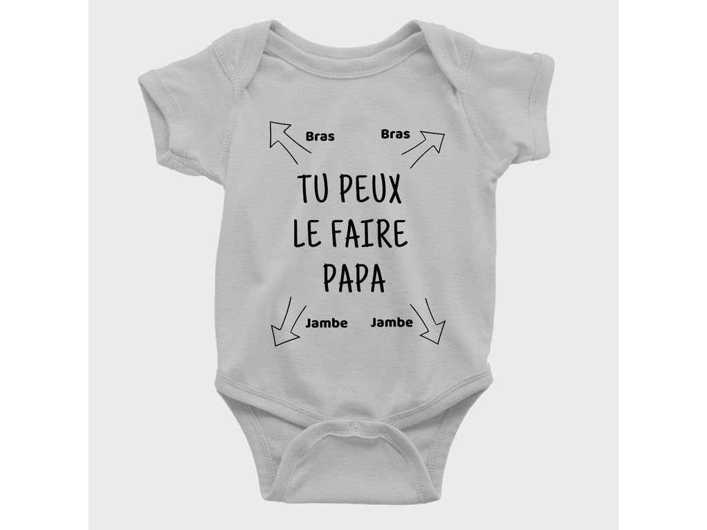 Cache-Couche Tu peux le faire papa-Simplement Vrai Boutique Made In Québec