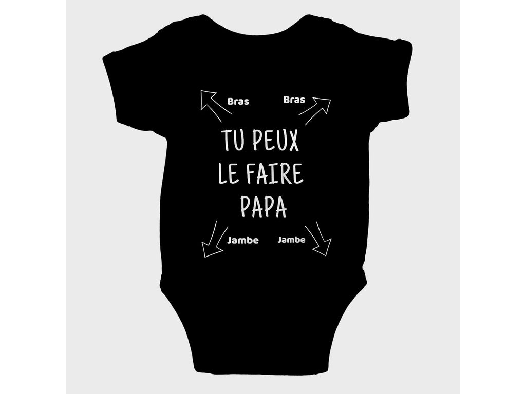 Cache-Couche Tu peux le faire papa-Simplement Vrai Boutique Made In Québec