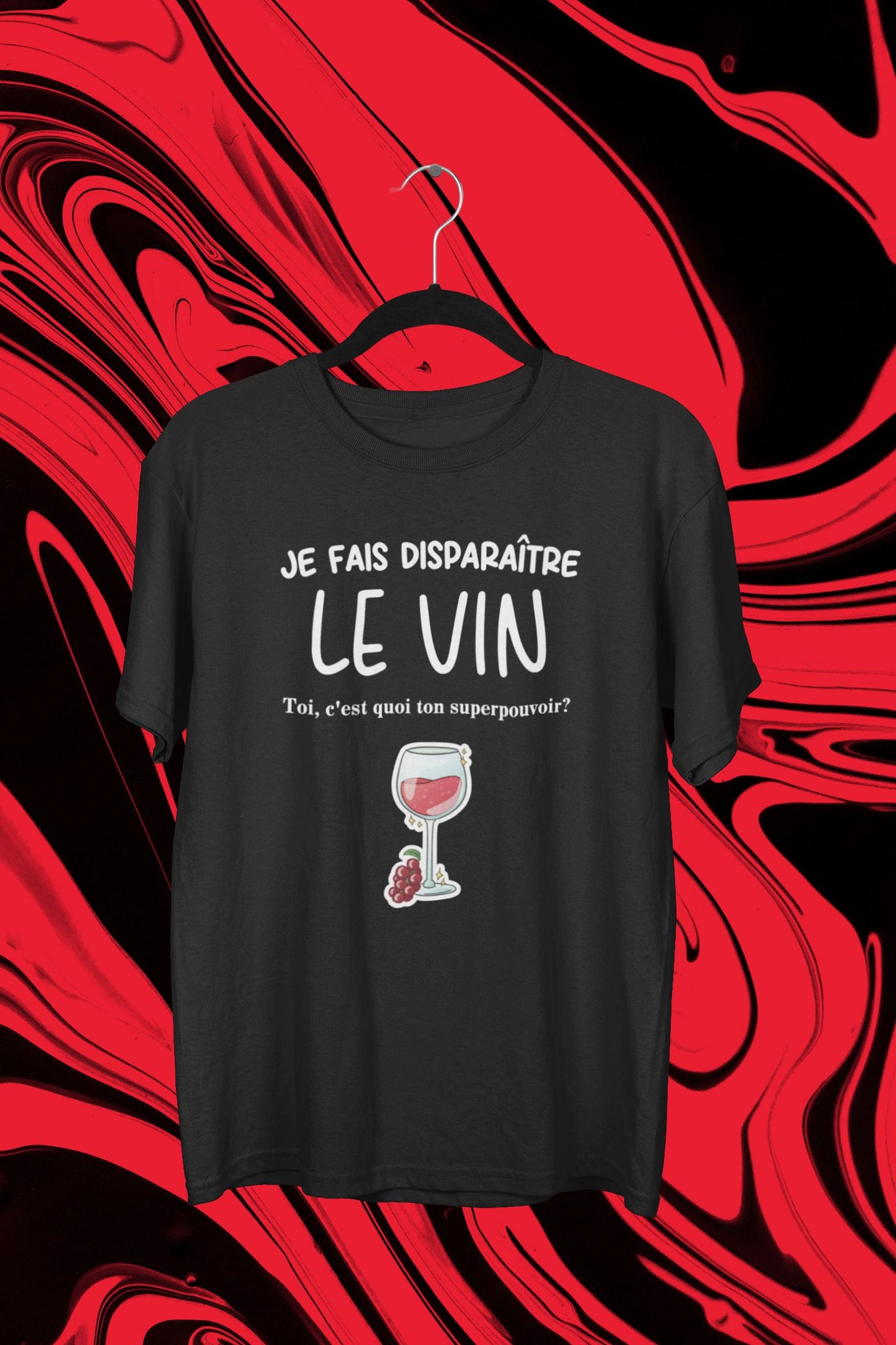 T-Shirt Je fais disparaître le vin