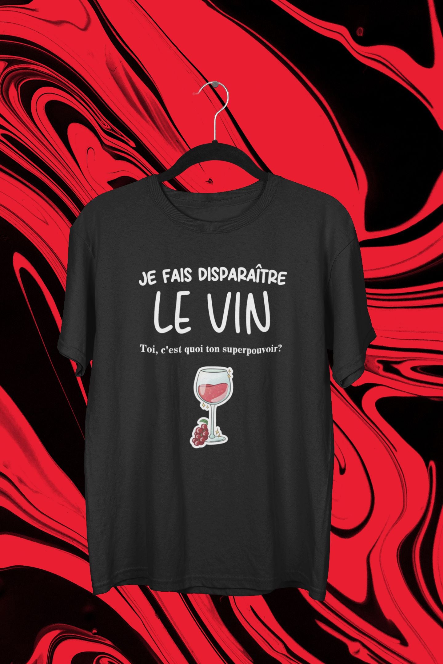 T-Shirt Je fais disparaître le vin