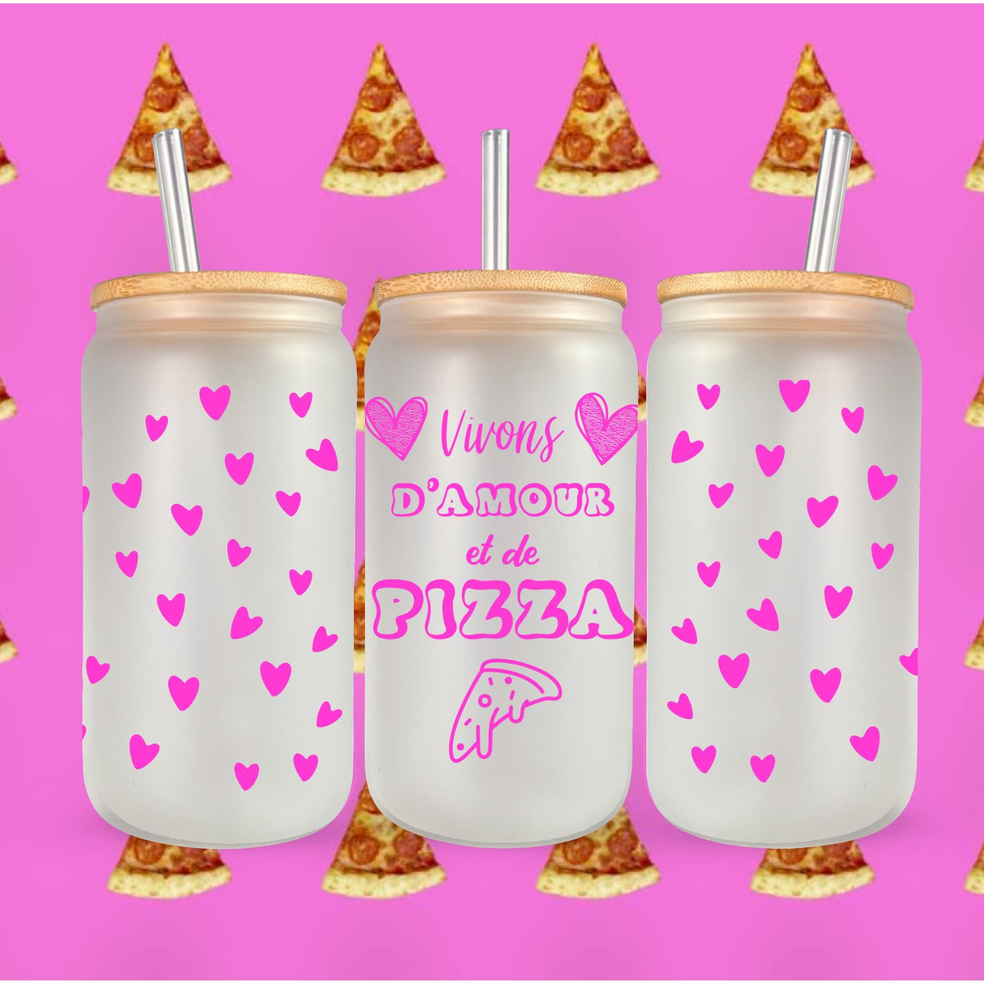 Verre Givré à Cocktail - Vivons d'amour et de Pizza