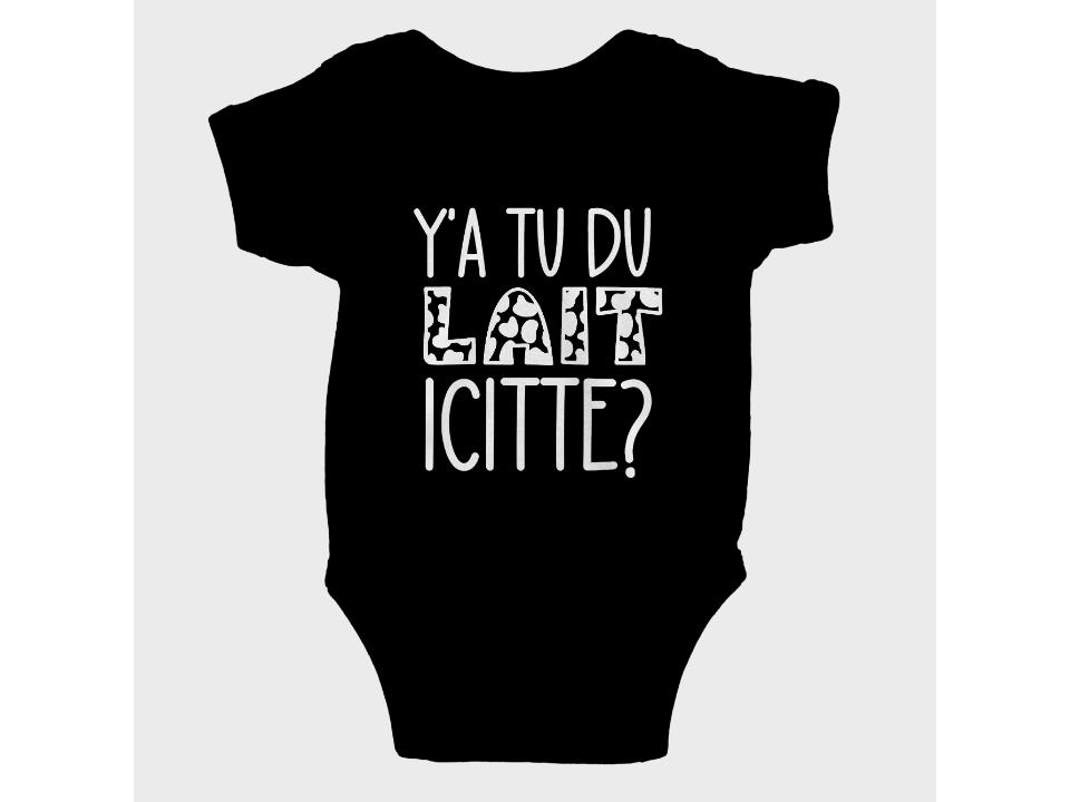 Cache-Couche Y'a tu du lait icitte?-Simplement Vrai Boutique Made In Québec