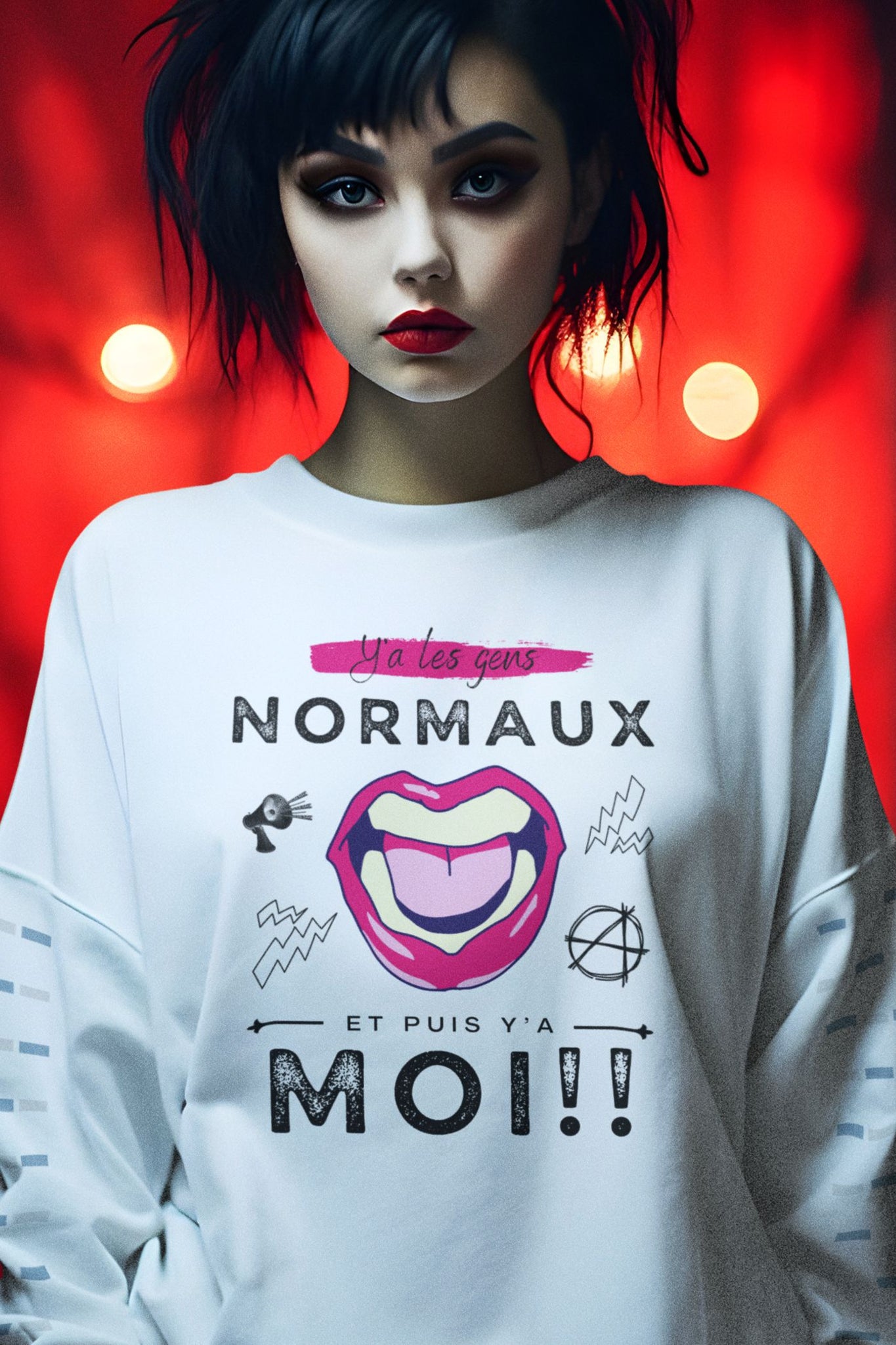 Crewneck Y'a les gens normaux, et puis y'a moi