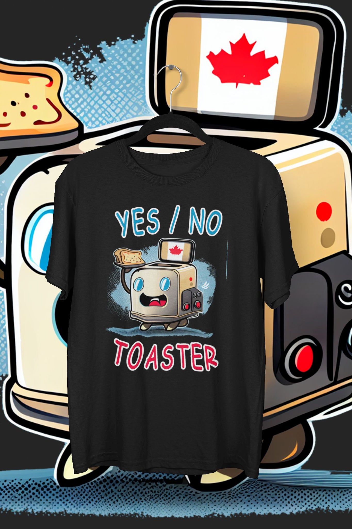 T-Shirt Yes No Toaster