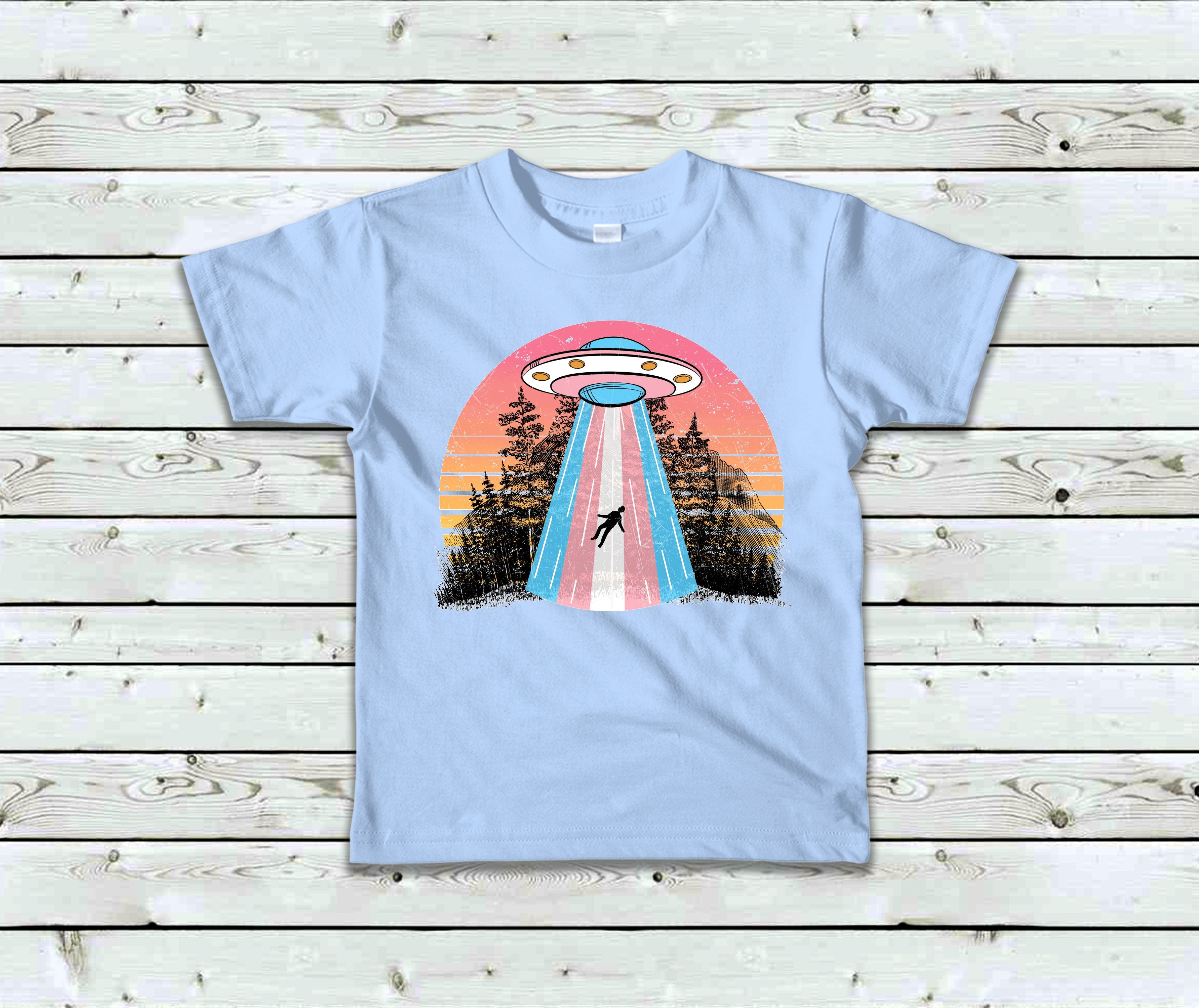 T-Shirt Enfant À bord d'un Ovni