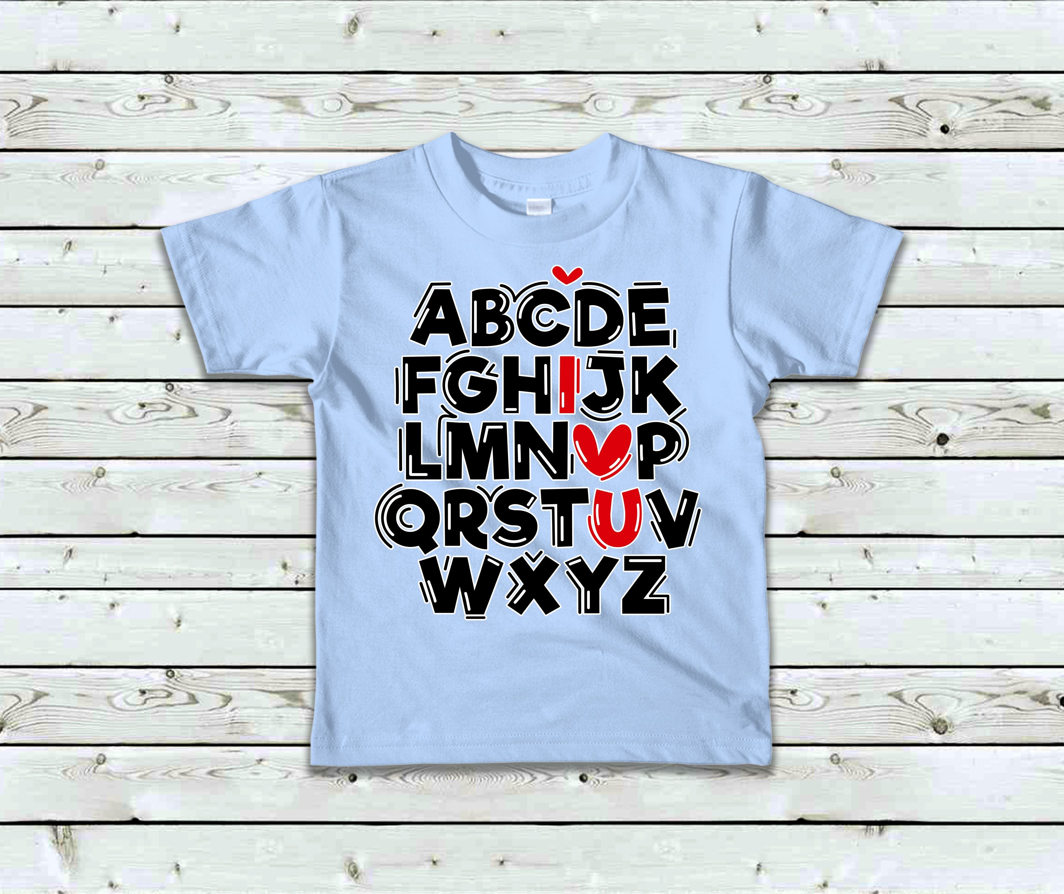 T-Shirt Enfant ABC I Love U