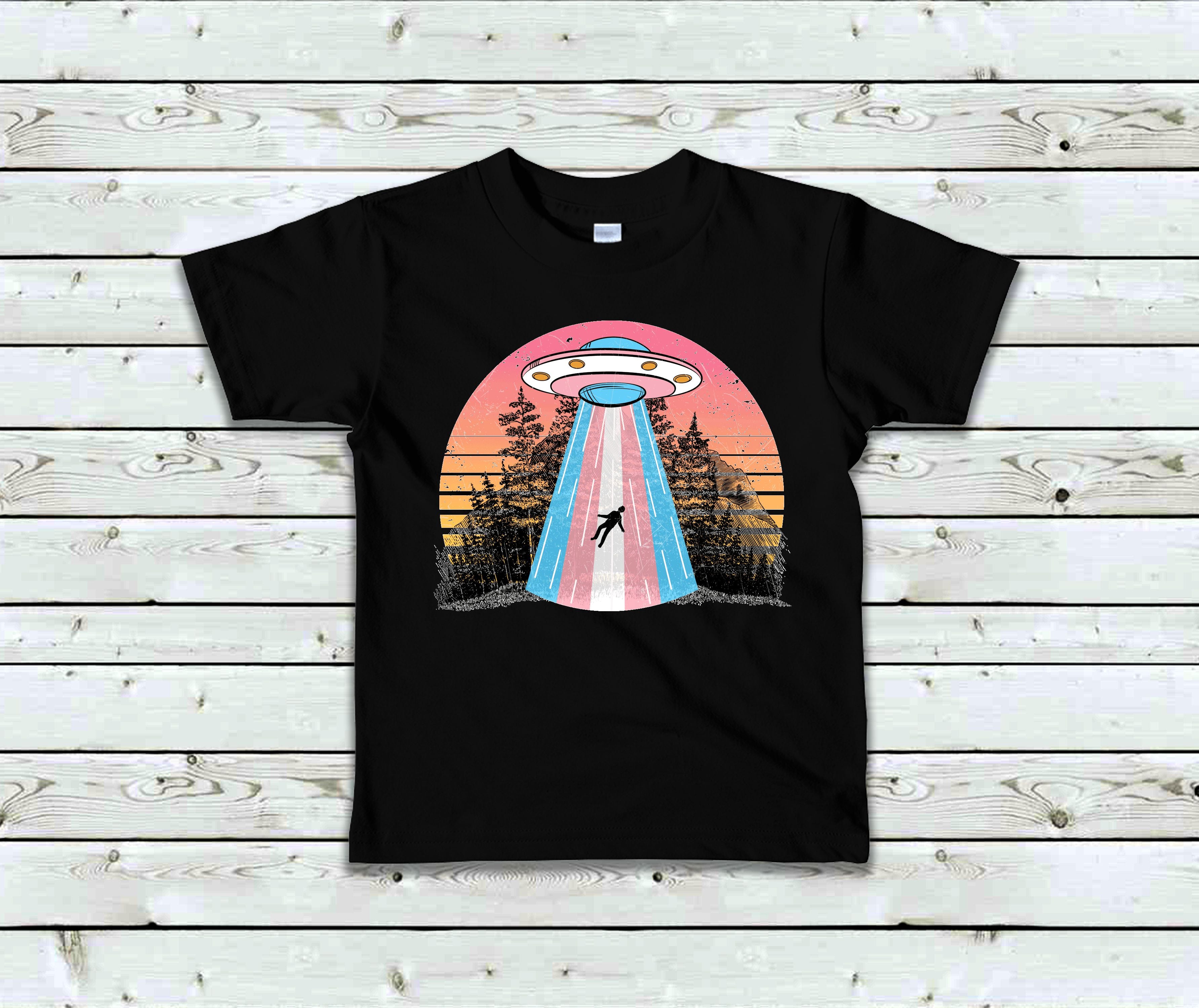 T-Shirt Enfant À bord d'un Ovni