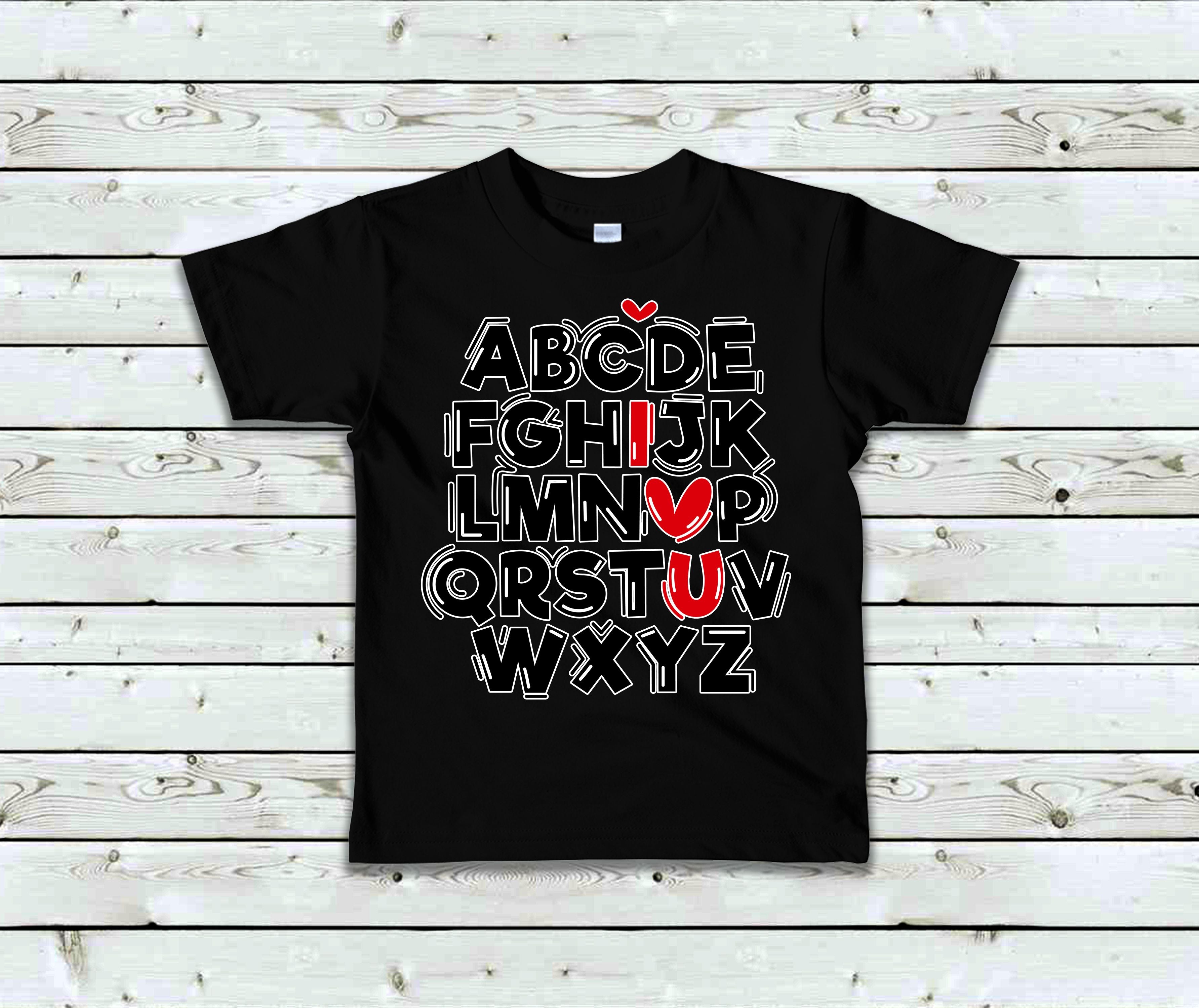 T-Shirt Enfant ABC I Love U
