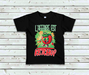 T-Shirt Enfant L'affaire est Ketchup!