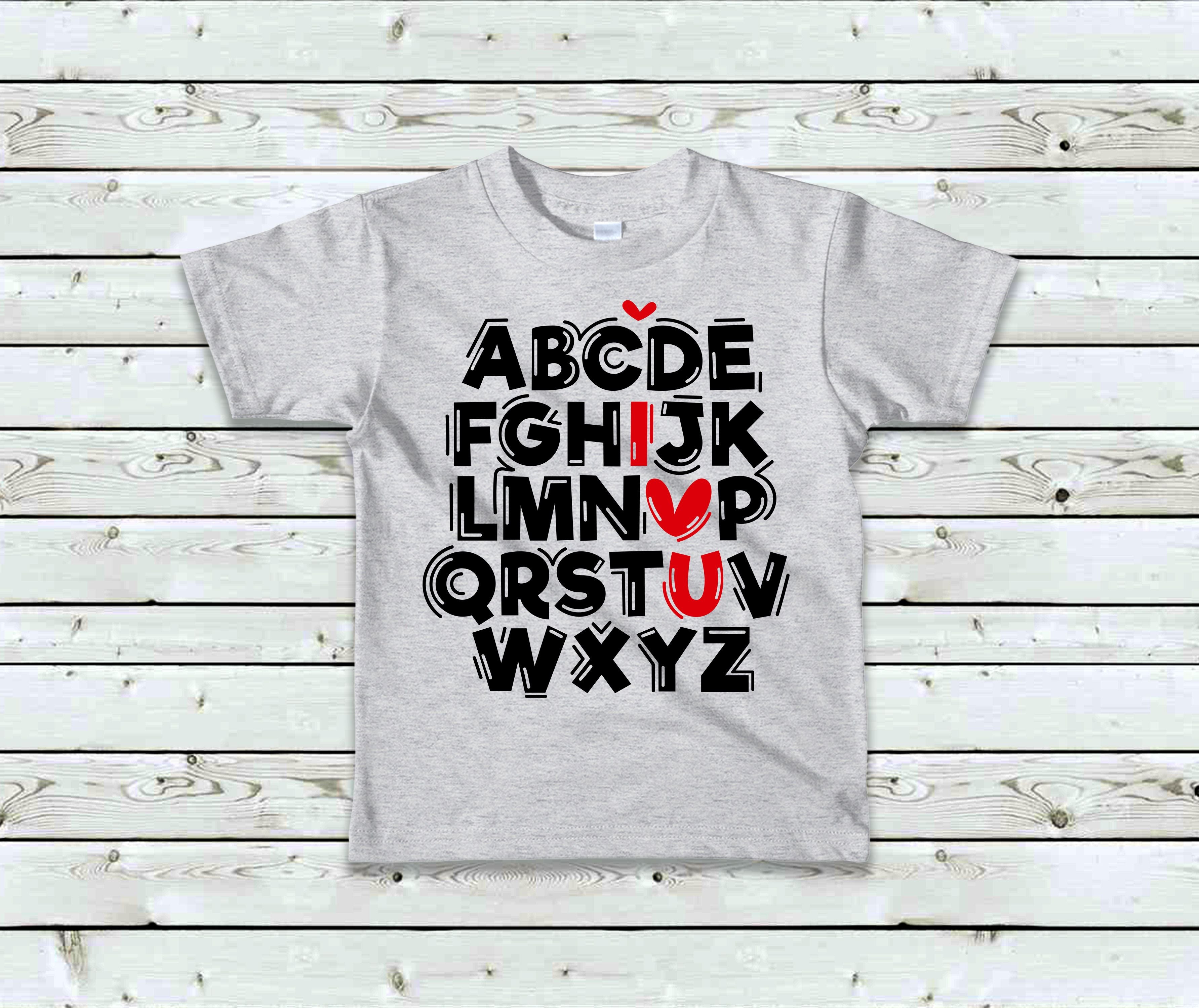 T-Shirt Enfant ABC I Love U