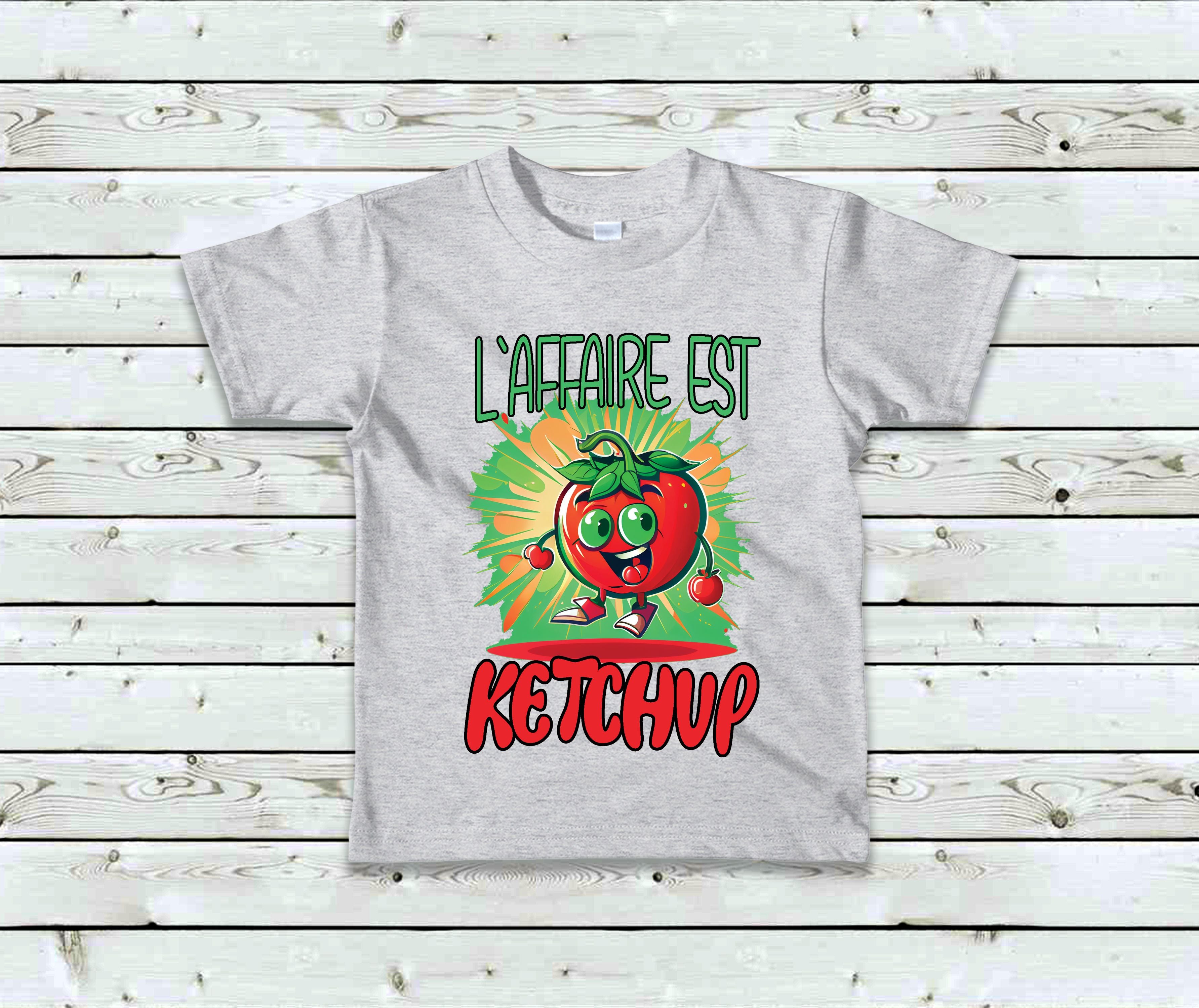 T-Shirt Enfant L'affaire est Ketchup!