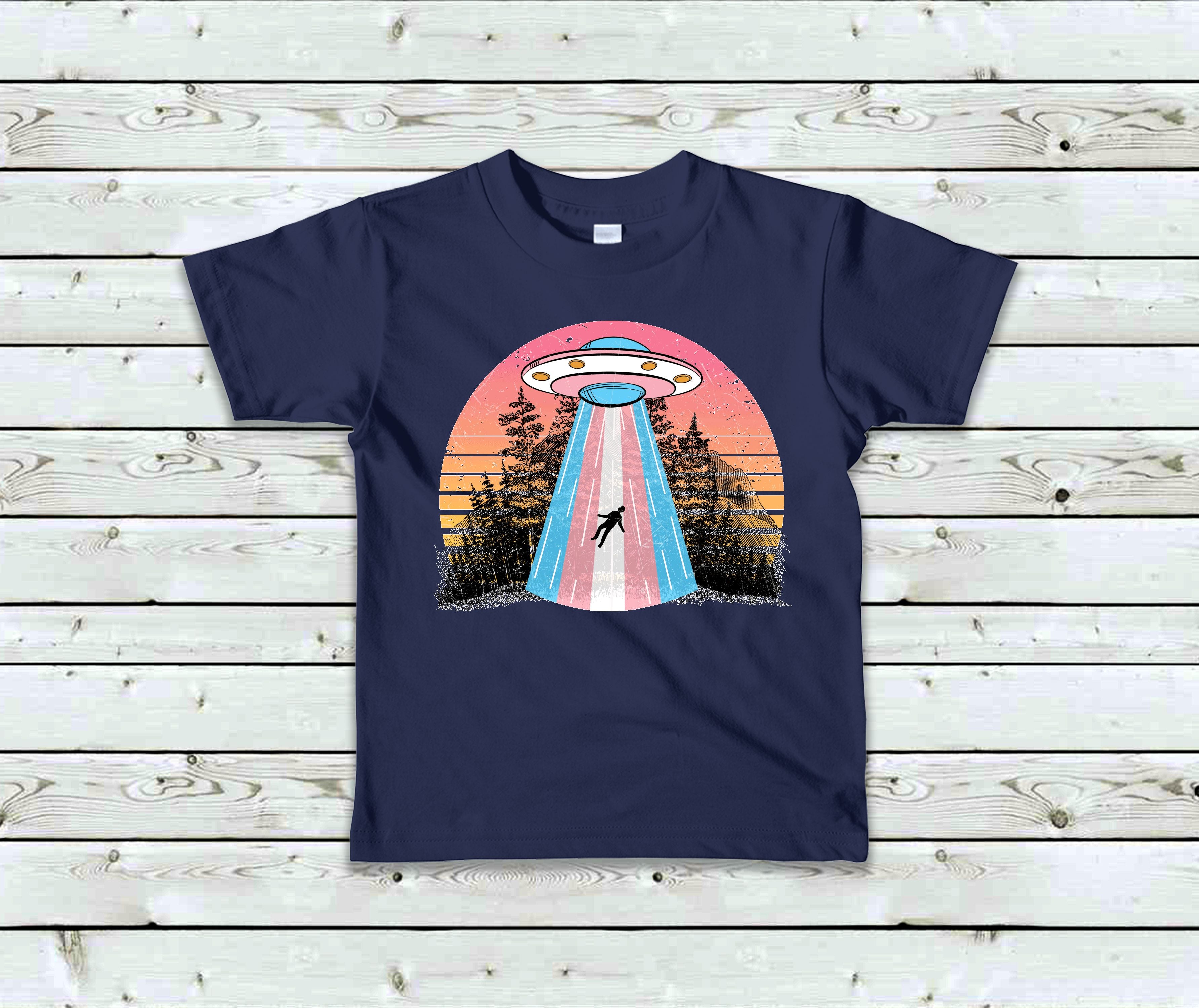T-Shirt Enfant À bord d'un Ovni