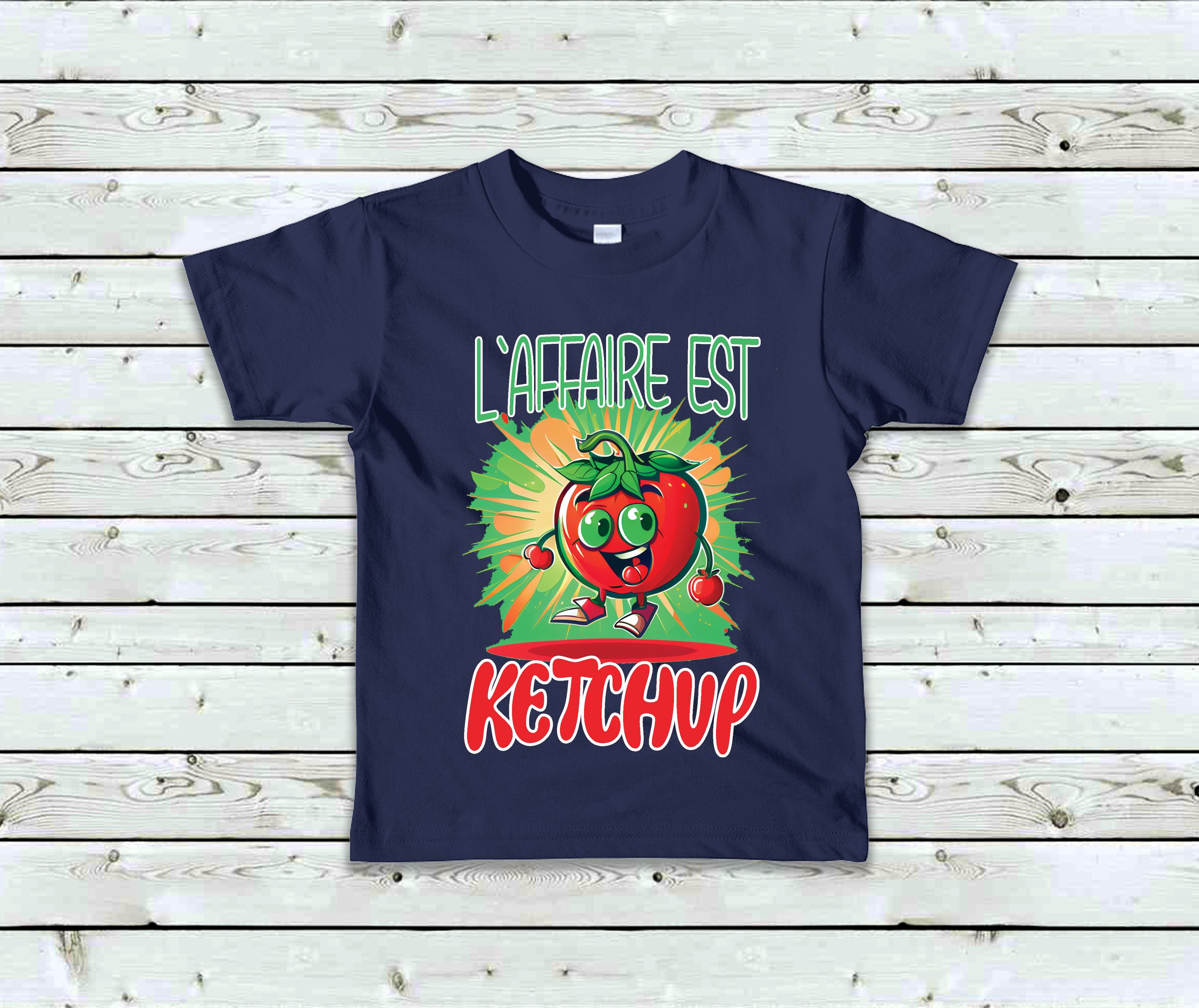 T-Shirt Enfant L'affaire est Ketchup!