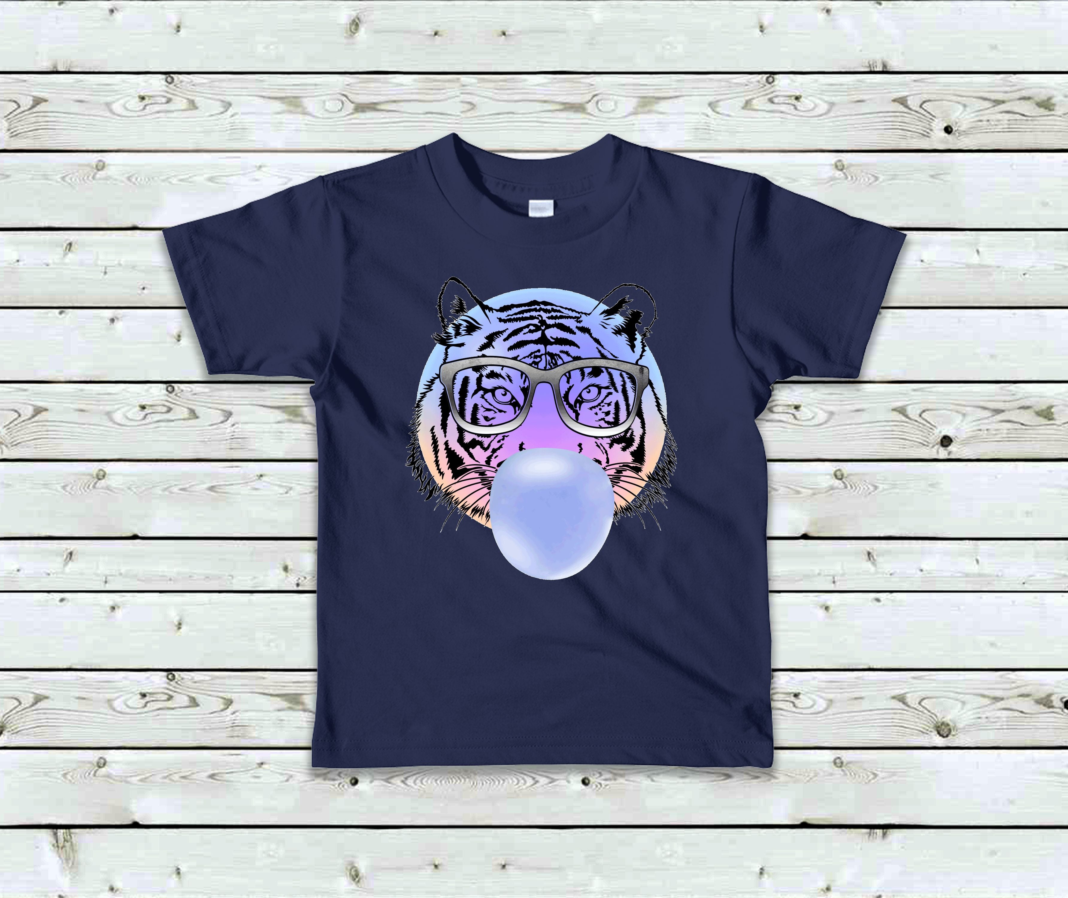 T-Shirt Enfant Lion et gomme balloune