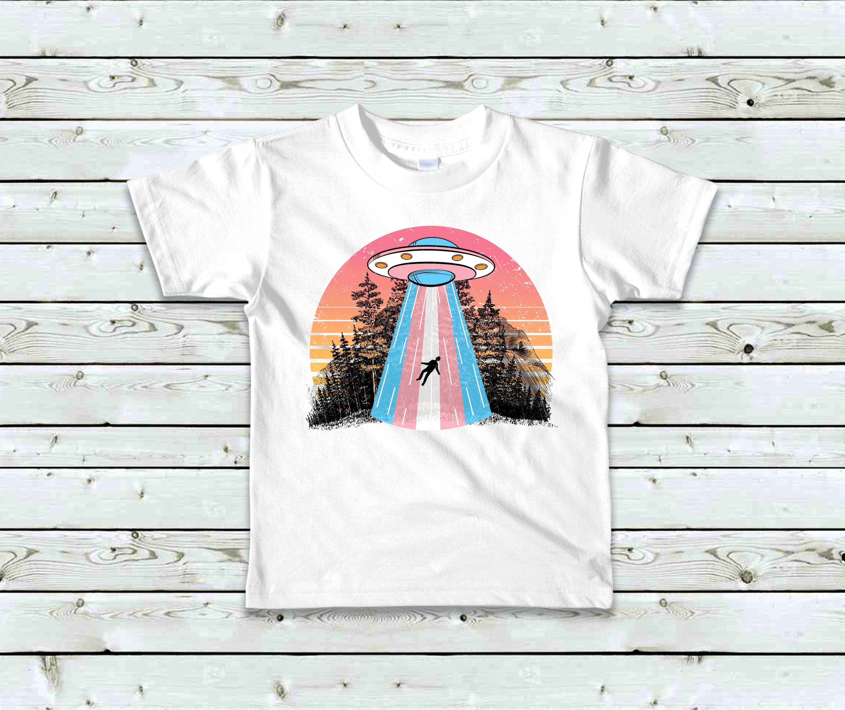 T-Shirt Enfant À bord d'un Ovni