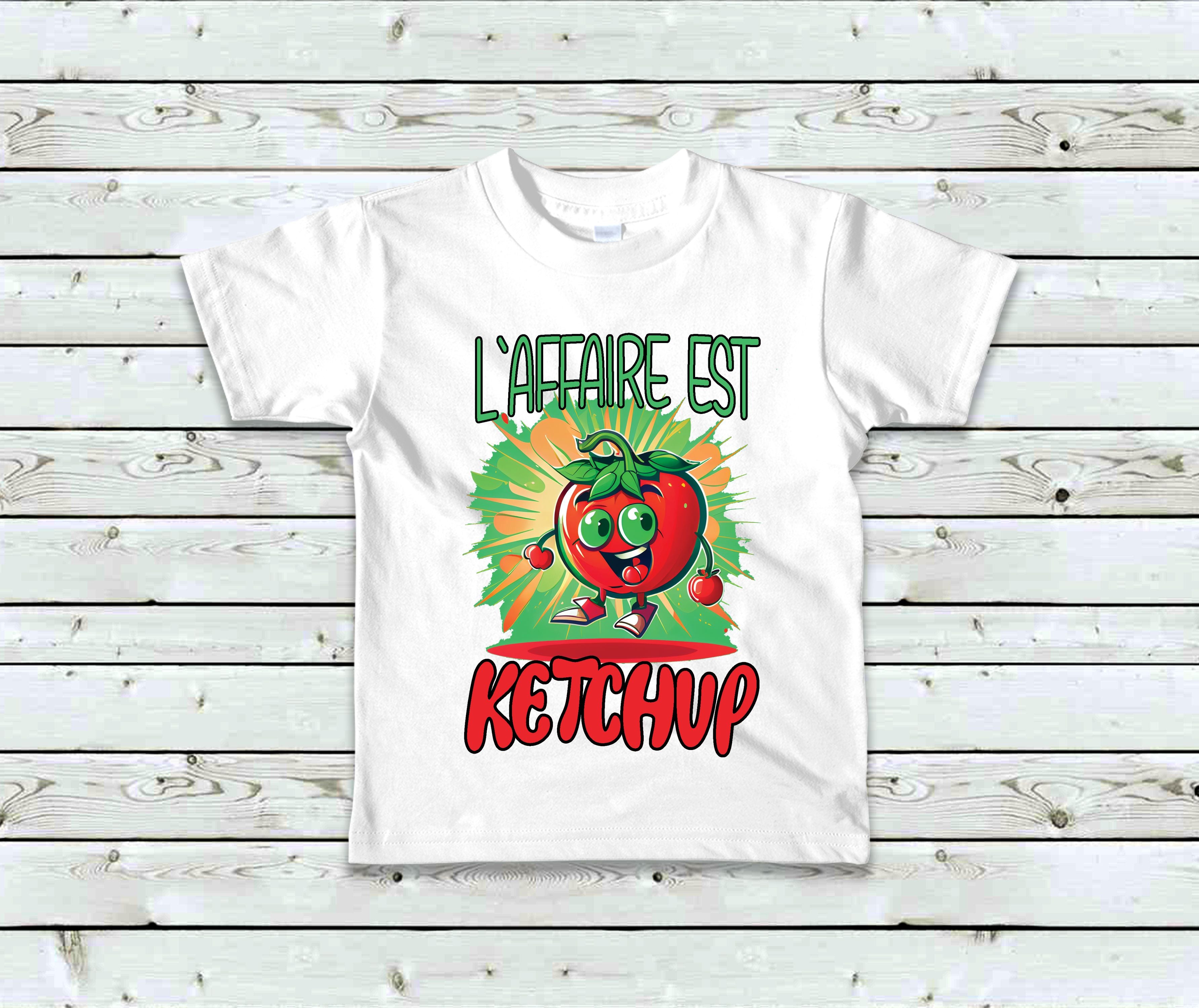 T-Shirt Enfant L'affaire est Ketchup!