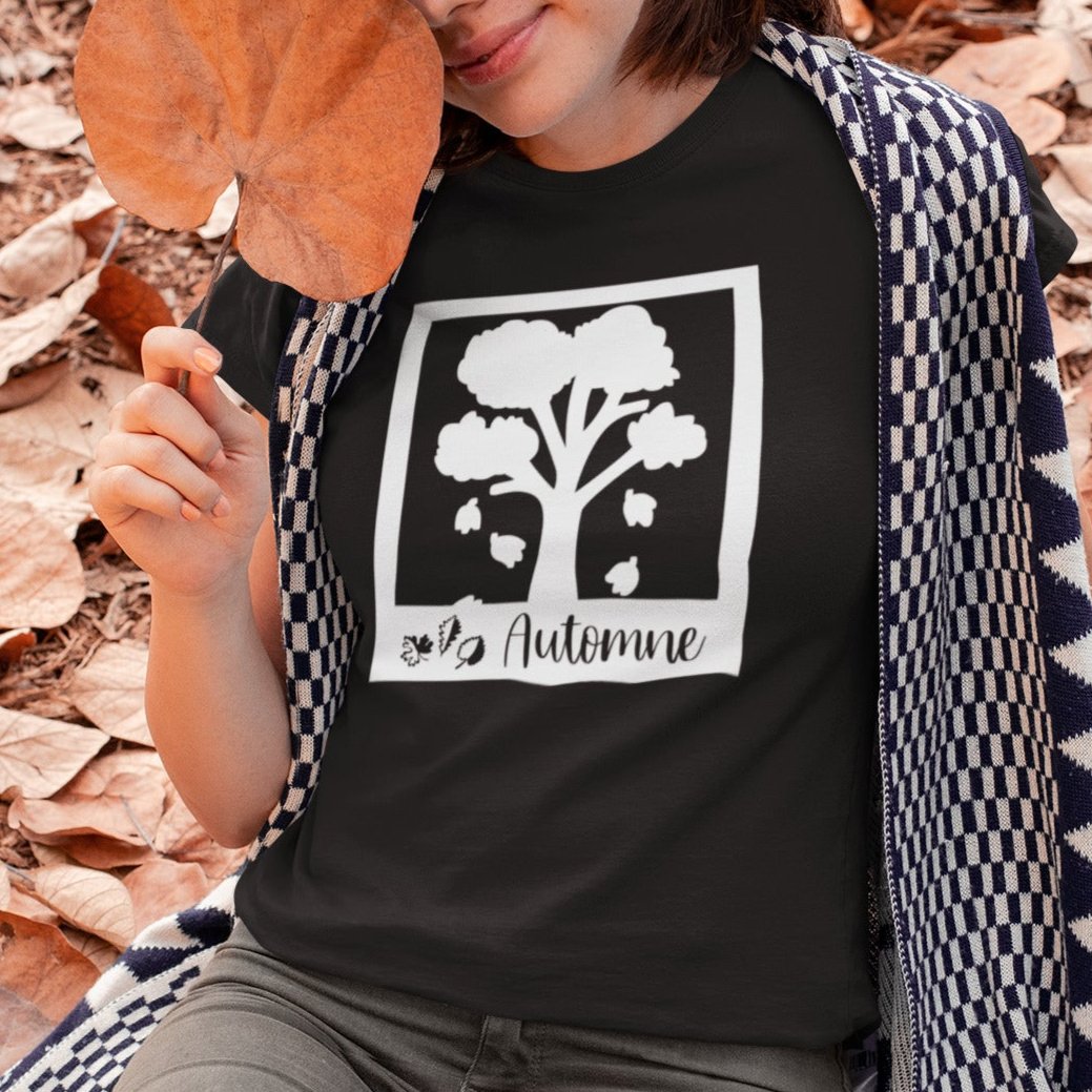 T-Shirt Photo d'automne-Simplement Vrai Boutique Made In Québec