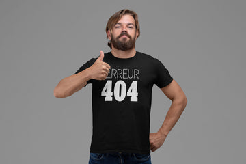 T-Shirt Erreur 404-Simplement Vrai Boutique Made In Québec