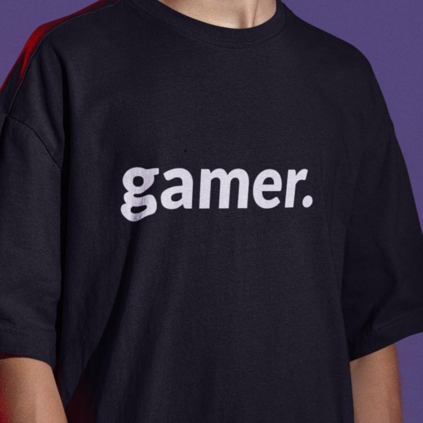 T-Shirt Gamer.-Simplement Vrai Boutique Made In Québec Image principale du produit