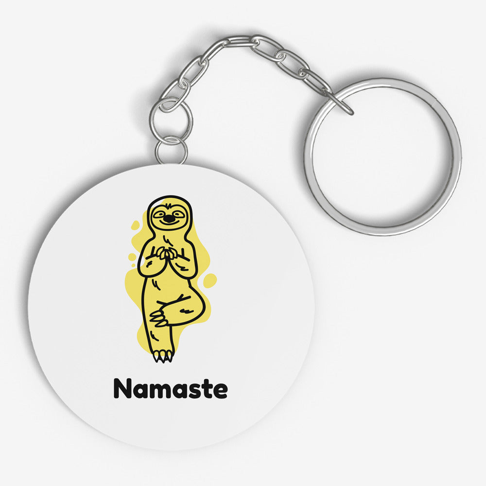 Porte-Clé Namaste-Simplement Vrai Boutique Made In Québec