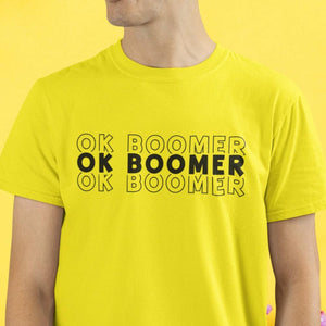 T-Shirt Ok Boomer-Simplement Vrai Boutique Made In Québec